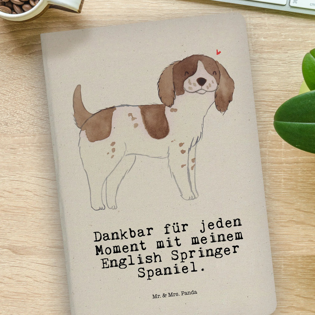 Baumwoll Notizbuch English Springer Spaniel Moment Notizen, Eintragebuch, Tagebuch, Notizblock, Adressbuch, Journal, Kladde, Skizzenbuch, Notizheft, Schreibbuch, Schreibheft, Hund, Hunderasse, Rassehund, Hundebesitzer, Geschenk, Tierfreund, Schenken, Welpe, English Springer Spaniel