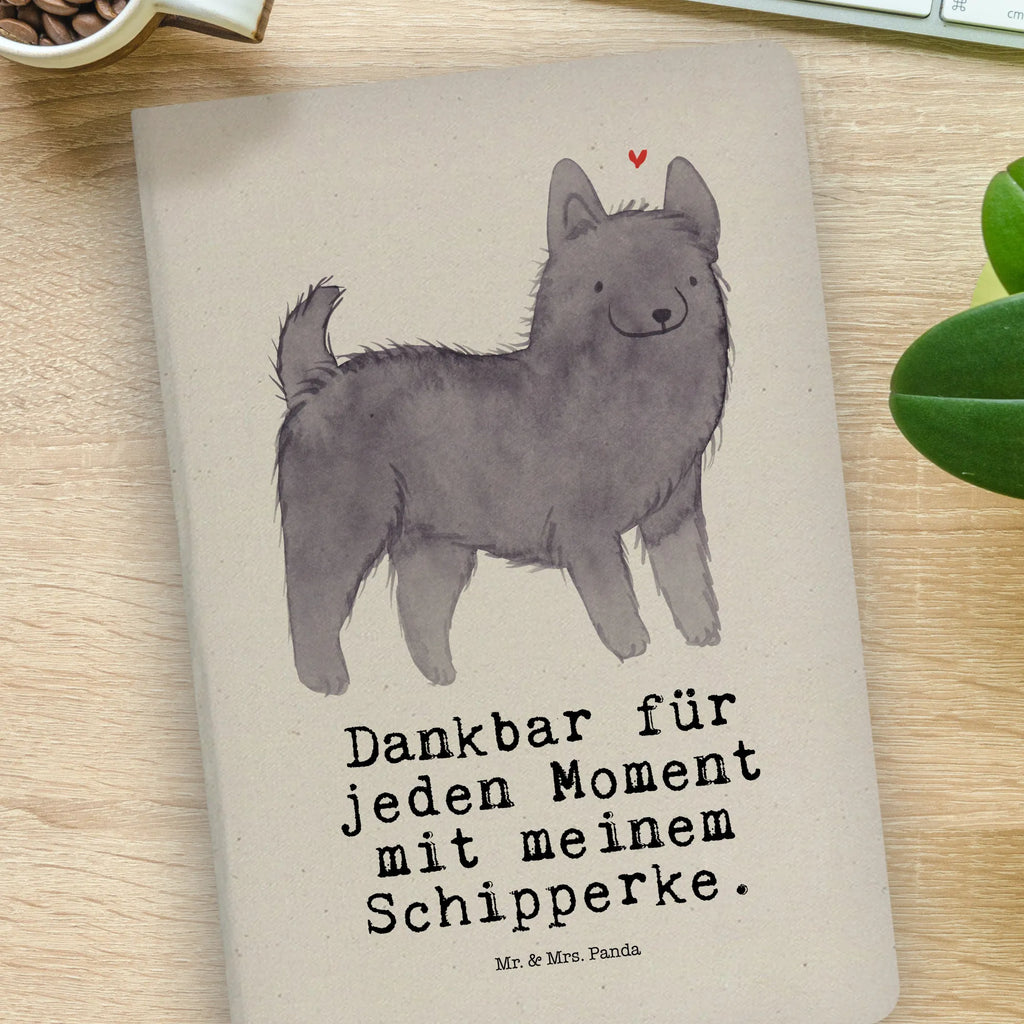 Baumwoll Notizbuch Schipperke Moment Notizen, Eintragebuch, Tagebuch, Notizblock, Adressbuch, Journal, Kladde, Skizzenbuch, Notizheft, Schreibbuch, Schreibheft, Hund, Hunderasse, Rassehund, Hundebesitzer, Geschenk, Tierfreund, Schenken, Welpe, Schipperke, belgische Hunderasse