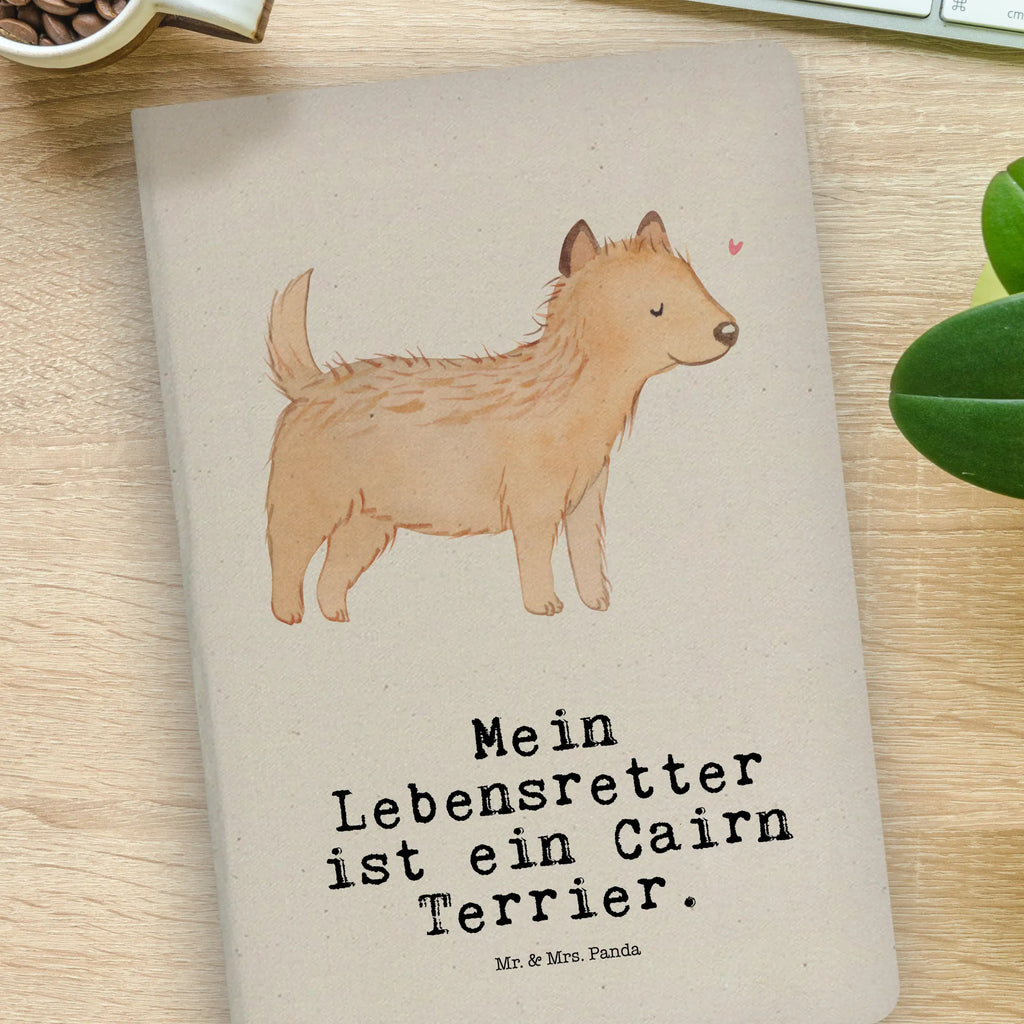 Baumwoll Notizbuch Cairn Terrier Lebensretter Notizen, Eintragebuch, Tagebuch, Notizblock, Adressbuch, Journal, Kladde, Skizzenbuch, Notizheft, Schreibbuch, Schreibheft, Hund, Hunderasse, Rassehund, Hundebesitzer, Geschenk, Tierfreund, Schenken, Welpe, Cairn Terrier