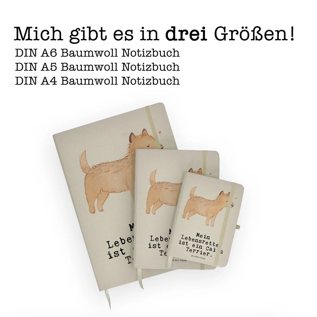 Baumwoll Notizbuch Cairn Terrier Lebensretter Notizen, Eintragebuch, Tagebuch, Notizblock, Adressbuch, Journal, Kladde, Skizzenbuch, Notizheft, Schreibbuch, Schreibheft, Hund, Hunderasse, Rassehund, Hundebesitzer, Geschenk, Tierfreund, Schenken, Welpe, Cairn Terrier