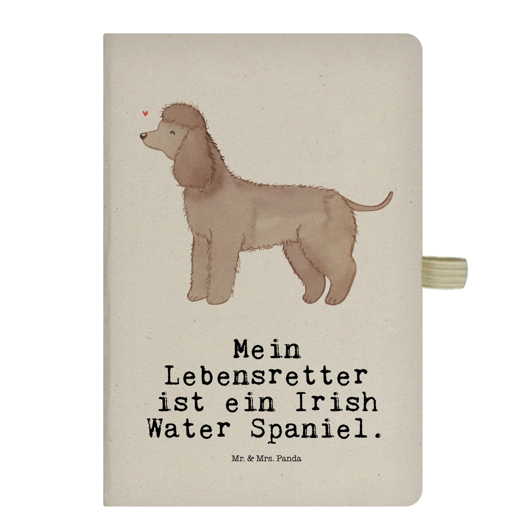 Baumwoll Notizbuch Irish Water Spaniel Lebensretter Notizen, Eintragebuch, Tagebuch, Notizblock, Adressbuch, Journal, Kladde, Skizzenbuch, Notizheft, Schreibbuch, Schreibheft, Hund, Hunderasse, Rassehund, Hundebesitzer, Geschenk, Tierfreund, Schenken, Welpe, Irish Water Spaniel, Jagdhund