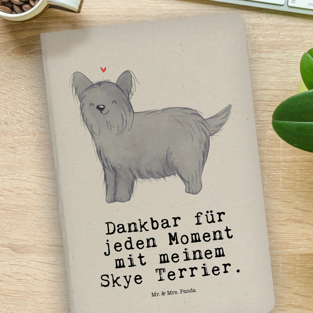 Baumwoll Notizbuch Skye Terrier Moment Notizen, Eintragebuch, Tagebuch, Notizblock, Adressbuch, Journal, Kladde, Skizzenbuch, Notizheft, Schreibbuch, Schreibheft, Hund, Hunderasse, Rassehund, Hundebesitzer, Geschenk, Tierfreund, Schenken, Welpe, Skye Terrier, Terrier