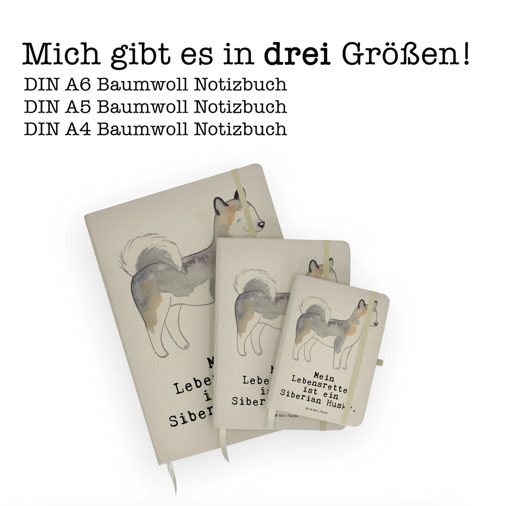 Baumwoll Notizbuch Siberian Husky Lebensretter Notizen, Eintragebuch, Tagebuch, Notizblock, Adressbuch, Journal, Kladde, Skizzenbuch, Notizheft, Schreibbuch, Schreibheft, Hund, Hunderasse, Rassehund, Hundebesitzer, Geschenk, Tierfreund, Schenken, Welpe, Siberian Husky