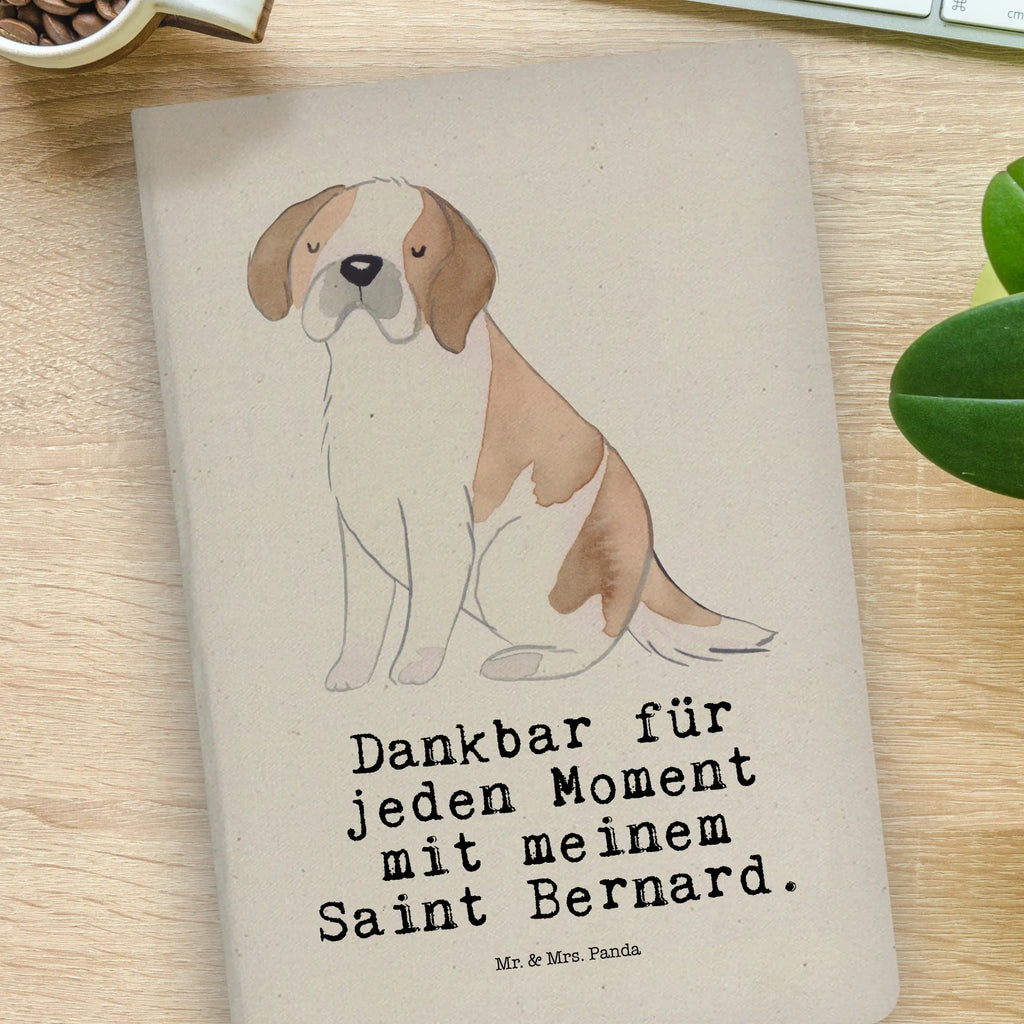 Baumwoll Notizbuch Saint Bernard Moment Notizen, Eintragebuch, Tagebuch, Notizblock, Adressbuch, Journal, Kladde, Skizzenbuch, Notizheft, Schreibbuch, Schreibheft, Hund, Hunderasse, Rassehund, Hundebesitzer, Geschenk, Tierfreund, Schenken, Welpe, St. Bernhardshund, Chien du Saint-Bernard, Saint Bernard Dog, Perro San Bernardo, Saint Bernard