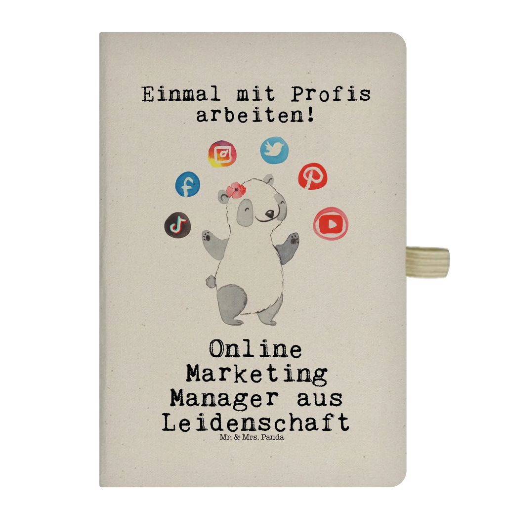 DIN A6 Baumwoll Notizbuch Online Marketing Manager aus Leidenschaft Notizen, Eintragebuch, Tagebuch, Notizblock, Adressbuch, Journal, Kladde, Skizzenbuch, Notizheft, Schreibbuch, Schreibheft, Beruf, Ausbildung, Jubiläum, Abschied, Rente, Kollege, Kollegin, Geschenk, Schenken, Arbeitskollege, Mitarbeiter, Firma, Danke, Dankeschön, Online Marketing, Manager, Marketingmanager, Influencer Marketing, Digital Marketing