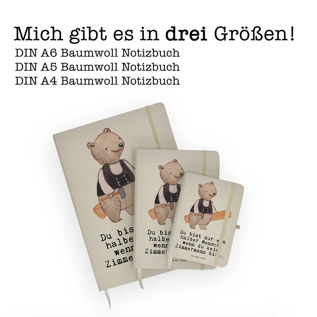 Baumwoll Notizbuch Zimmermann mit Herz Notizen, Eintragebuch, Tagebuch, Notizblock, Adressbuch, Journal, Kladde, Skizzenbuch, Notizheft, Schreibbuch, Schreibheft, Beruf, Ausbildung, Jubiläum, Abschied, Rente, Kollege, Kollegin, Geschenk, Schenken, Arbeitskollege, Mitarbeiter, Firma, Danke, Dankeschön