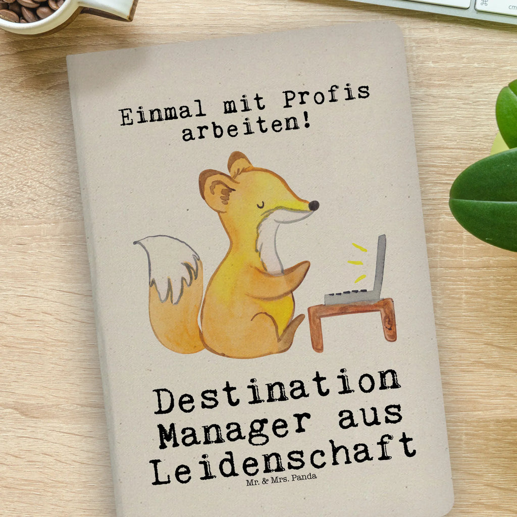 Baumwoll Notizbuch Destination Manager aus Leidenschaft Notizen, Eintragebuch, Tagebuch, Notizblock, Adressbuch, Journal, Kladde, Skizzenbuch, Notizheft, Schreibbuch, Schreibheft, Beruf, Ausbildung, Jubiläum, Abschied, Rente, Kollege, Kollegin, Geschenk, Schenken, Arbeitskollege, Mitarbeiter, Firma, Danke, Dankeschön