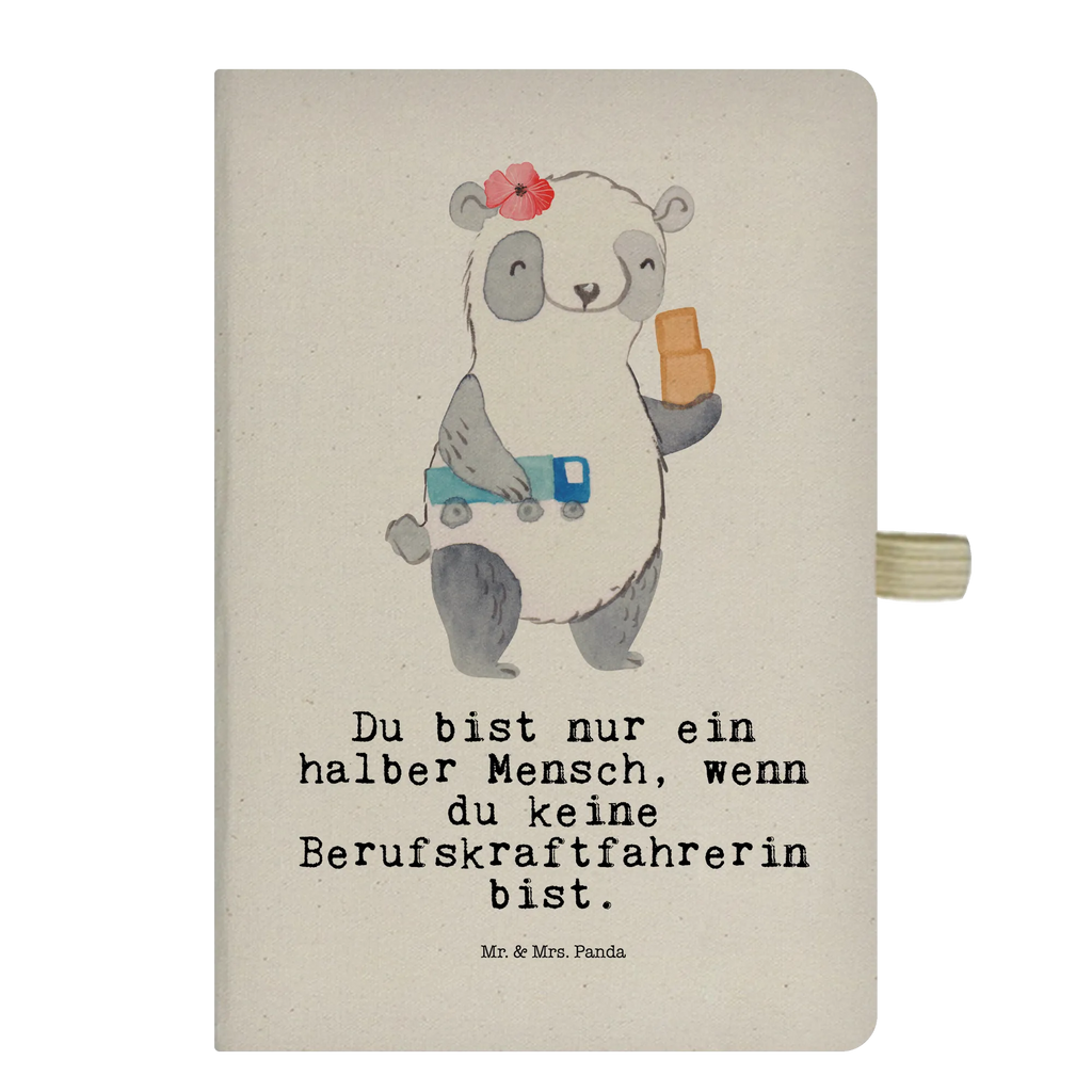 Baumwoll Notizbuch Berufskraftfahrerin mit Herz Notizen, Eintragebuch, Tagebuch, Notizblock, Adressbuch, Journal, Kladde, Skizzenbuch, Notizheft, Schreibbuch, Schreibheft, Beruf, Ausbildung, Jubiläum, Abschied, Rente, Kollege, Kollegin, Geschenk, Schenken, Arbeitskollege, Mitarbeiter, Firma, Danke, Dankeschön