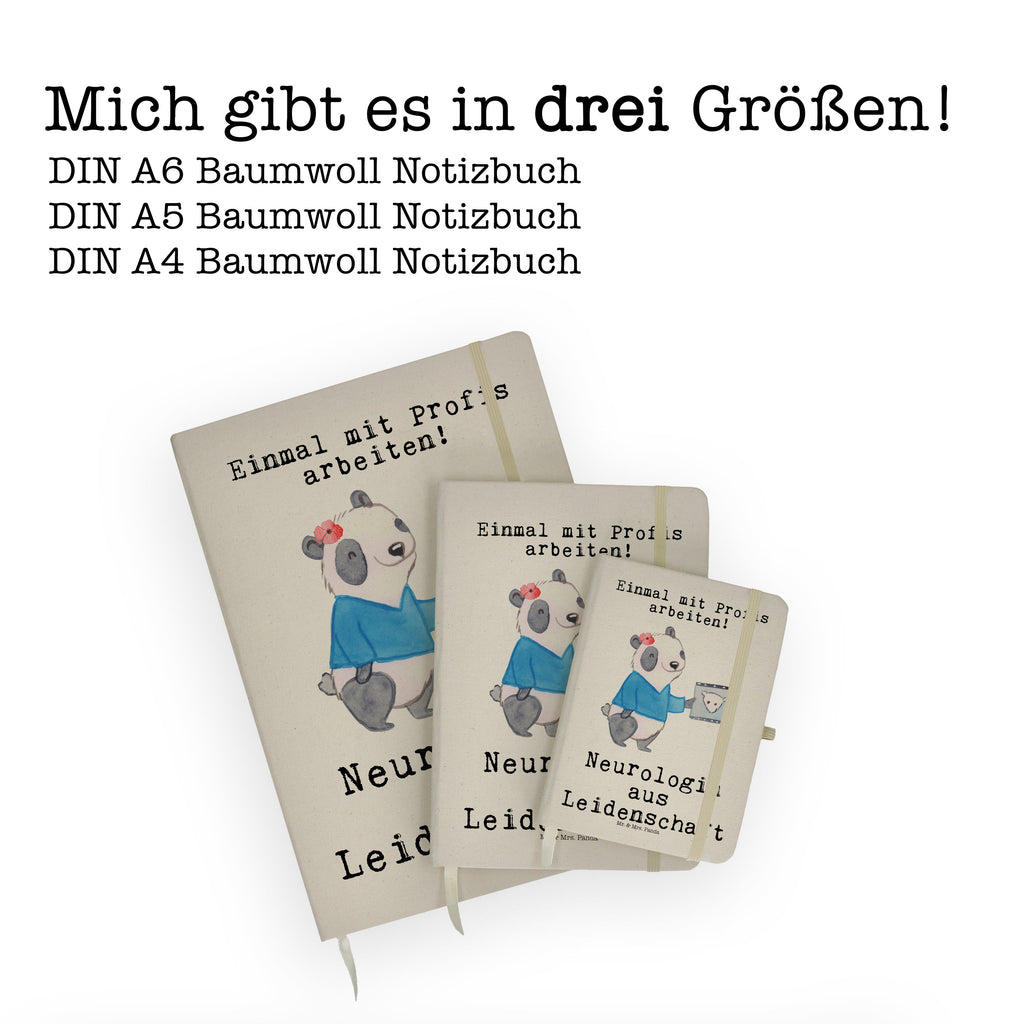 DIN A4 Baumwoll Notizbuch Neurologin aus Leidenschaft Notizen, Eintragebuch, Tagebuch, Notizblock, Adressbuch, Journal, Kladde, Skizzenbuch, Notizheft, Schreibbuch, Schreibheft, Beruf, Ausbildung, Jubiläum, Abschied, Rente, Kollege, Kollegin, Geschenk, Schenken, Arbeitskollege, Mitarbeiter, Firma, Danke, Dankeschön, Neurologin, Neurologie, Mediziner, Medizinstudium