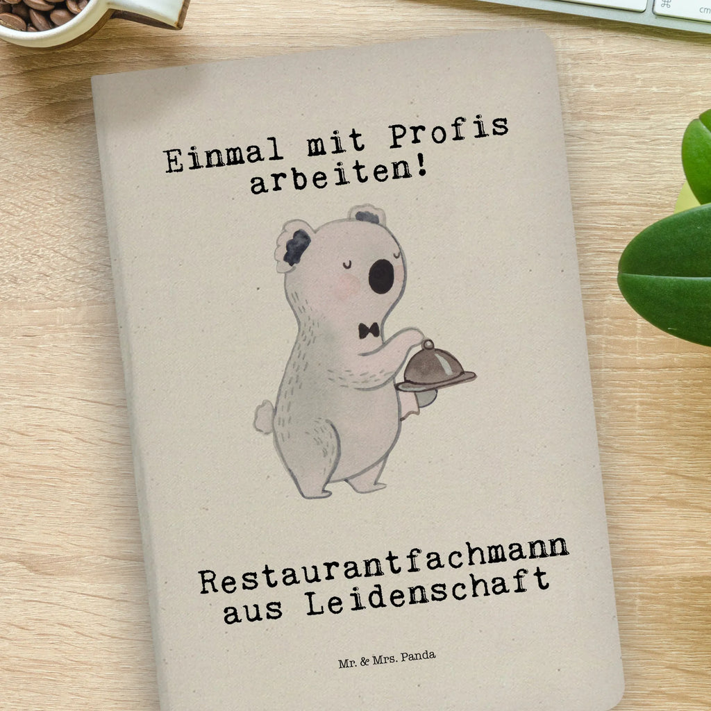 Baumwoll Notizbuch Restaurantfachmann Leidenschaft Notizen, Eintragebuch, Tagebuch, Notizblock, Adressbuch, Journal, Kladde, Skizzenbuch, Notizheft, Schreibbuch, Schreibheft, Beruf, Ausbildung, Jubiläum, Abschied, Rente, Kollege, Kollegin, Geschenk, Schenken, Arbeitskollege, Mitarbeiter, Firma, Danke, Dankeschön