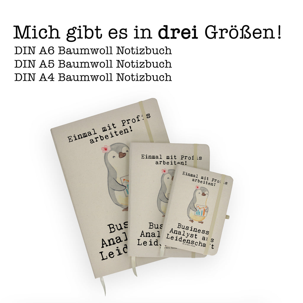 Baumwoll Notizbuch Business Analyst aus Leidenschaft Notizen, Eintragebuch, Tagebuch, Notizblock, Adressbuch, Journal, Kladde, Skizzenbuch, Notizheft, Schreibbuch, Schreibheft, Beruf, Ausbildung, Jubiläum, Abschied, Rente, Kollege, Kollegin, Geschenk, Schenken, Arbeitskollege, Mitarbeiter, Firma, Danke, Dankeschön