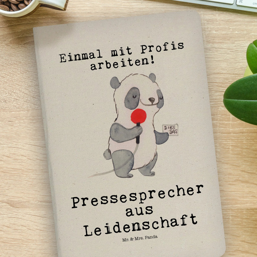 Baumwoll Notizbuch Pressesprecher aus Leidenschaft Notizen, Eintragebuch, Tagebuch, Notizblock, Adressbuch, Journal, Kladde, Skizzenbuch, Notizheft, Schreibbuch, Schreibheft, Beruf, Ausbildung, Jubiläum, Abschied, Rente, Kollege, Kollegin, Geschenk, Schenken, Arbeitskollege, Mitarbeiter, Firma, Danke, Dankeschön