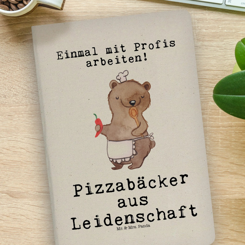 Baumwoll Notizbuch Pizzabäcker aus Leidenschaft Notizen, Eintragebuch, Tagebuch, Notizblock, Adressbuch, Journal, Kladde, Skizzenbuch, Notizheft, Schreibbuch, Schreibheft, Beruf, Ausbildung, Jubiläum, Abschied, Rente, Kollege, Kollegin, Geschenk, Schenken, Arbeitskollege, Mitarbeiter, Firma, Danke, Dankeschön, Lieferdienstmitarbeiter, Pizzabäcker, Pizzabote, Pizzabringdienst, Lieferbringdienst