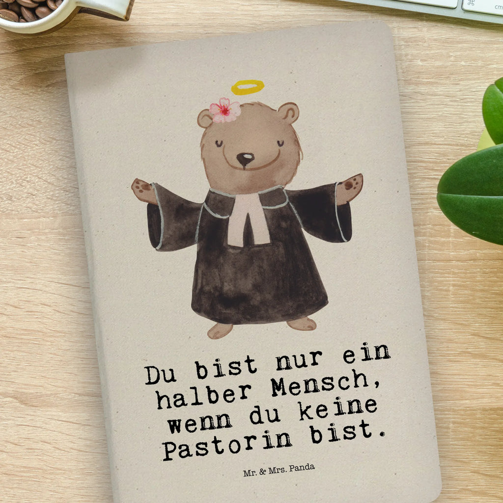 Baumwoll Notizbuch Pastorin Herz Notizen, Eintragebuch, Tagebuch, Notizblock, Adressbuch, Journal, Kladde, Skizzenbuch, Notizheft, Schreibbuch, Schreibheft, Beruf, Ausbildung, Jubiläum, Abschied, Rente, Kollege, Kollegin, Geschenk, Schenken, Arbeitskollege, Mitarbeiter, Firma, Danke, Dankeschön, Pastorin, Dienerin Gottes<br />Geistliche, Pfarrerin, Predigerin<br />Priesterin, Theologin, Kirche