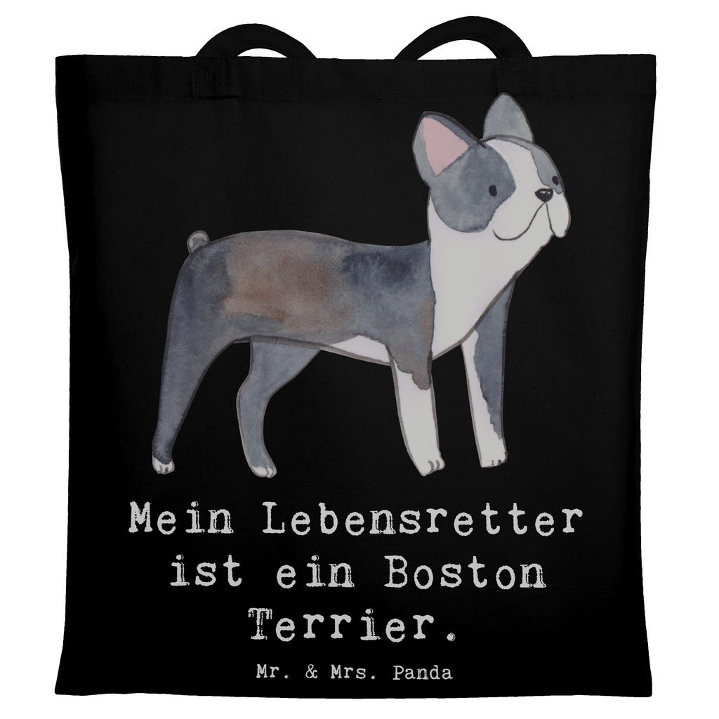 Tragetasche Boston Terrier Lebensretter Beuteltasche, Beutel, Einkaufstasche, Jutebeutel, Stoffbeutel, Tasche, Shopper, Umhängetasche, Strandtasche, Schultertasche, Stofftasche, Tragetasche, Badetasche, Jutetasche, Einkaufstüte, Laptoptasche, Hund, Hunderasse, Rassehund, Hundebesitzer, Geschenk, Tierfreund, Schenken, Welpe, Boston Terrier