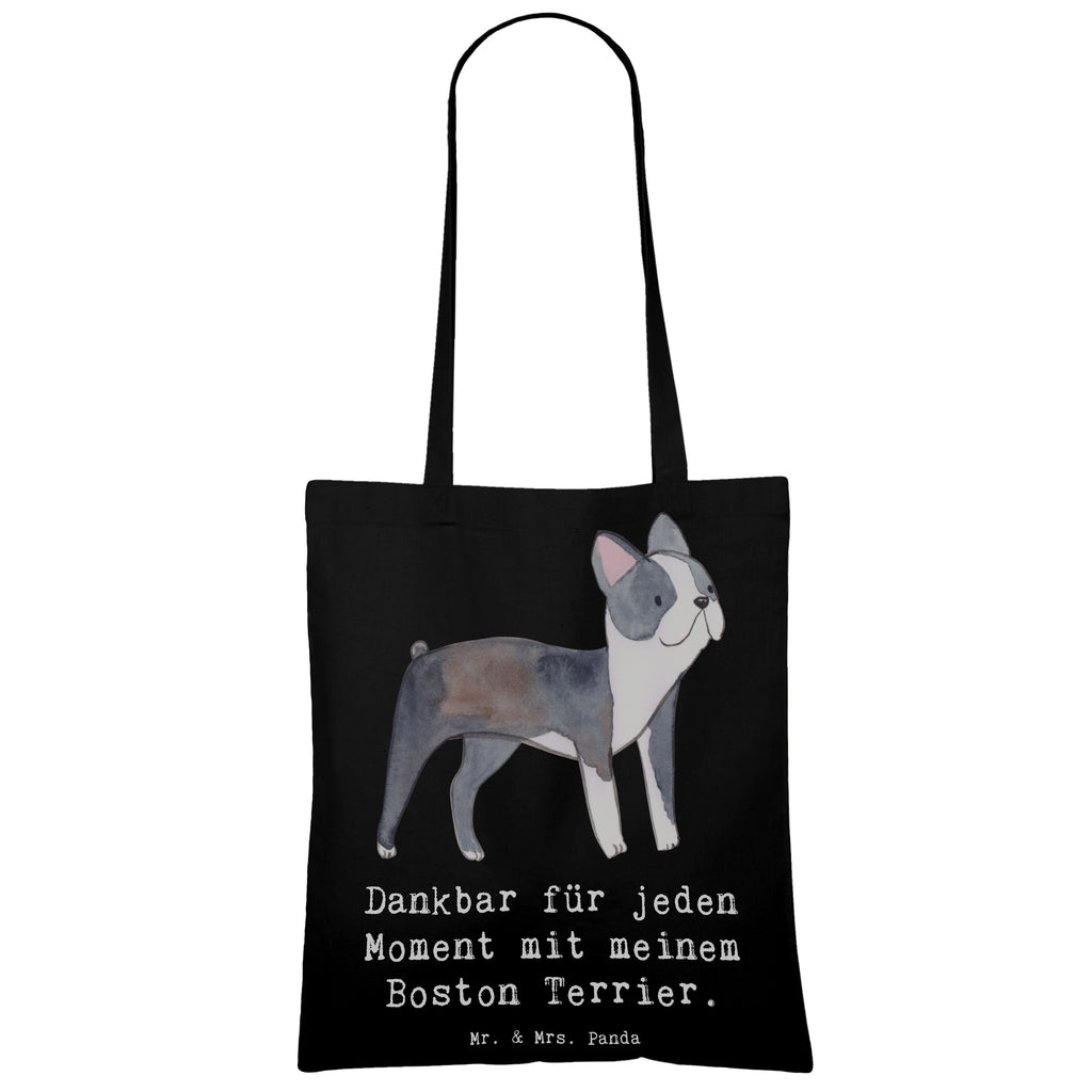 Tragetasche Boston Terrier Moment Beuteltasche, Beutel, Einkaufstasche, Jutebeutel, Stoffbeutel, Tasche, Shopper, Umhängetasche, Strandtasche, Schultertasche, Stofftasche, Tragetasche, Badetasche, Jutetasche, Einkaufstüte, Laptoptasche, Hund, Hunderasse, Rassehund, Hundebesitzer, Geschenk, Tierfreund, Schenken, Welpe, Boston Terrier