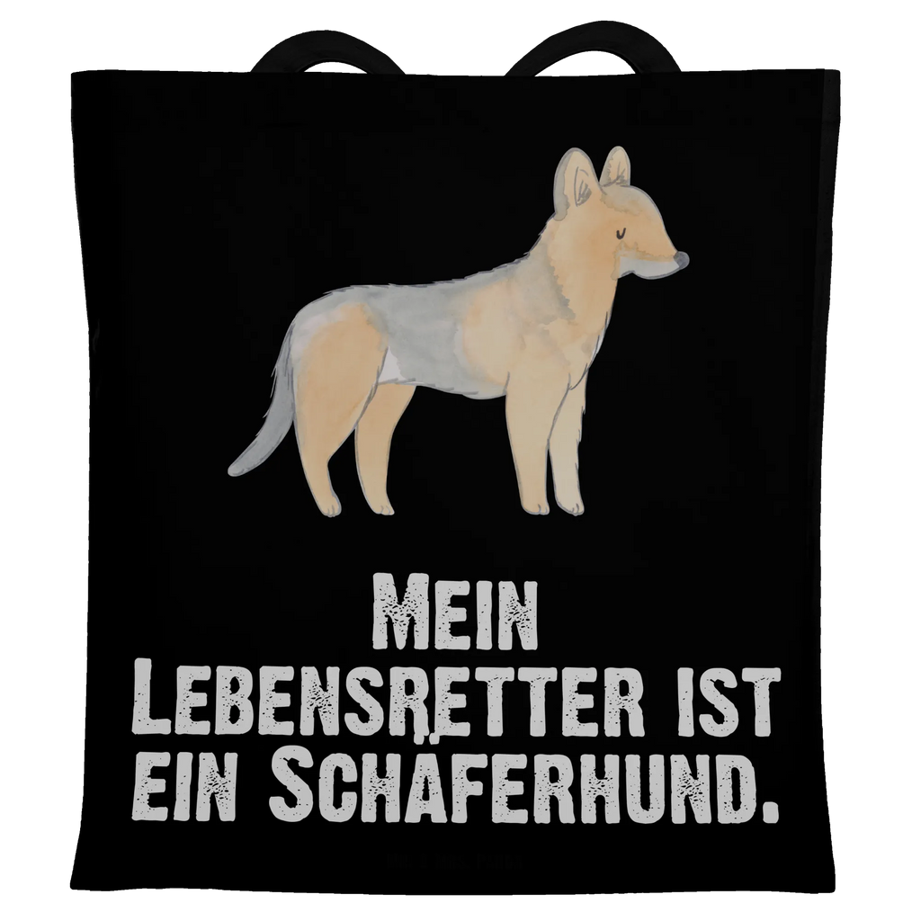 Tragetasche Schäferhund Lebensretter Beuteltasche, Beutel, Einkaufstasche, Jutebeutel, Stoffbeutel, Tasche, Shopper, Umhängetasche, Strandtasche, Schultertasche, Stofftasche, Tragetasche, Badetasche, Jutetasche, Einkaufstüte, Laptoptasche, Hund, Hunderasse, Rassehund, Hundebesitzer, Geschenk, Tierfreund, Schenken, Welpe, Schäferhund