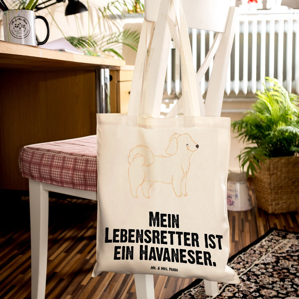 Tragetasche Havaneser Lebensretter Beuteltasche, Beutel, Einkaufstasche, Jutebeutel, Stoffbeutel, Tasche, Shopper, Umhängetasche, Strandtasche, Schultertasche, Stofftasche, Tragetasche, Badetasche, Jutetasche, Einkaufstüte, Laptoptasche, Hund, Hunderasse, Rassehund, Hundebesitzer, Geschenk, Tierfreund, Schenken, Welpe, Havaneser, Havi, Bichon Havanais, Bichón Habanero