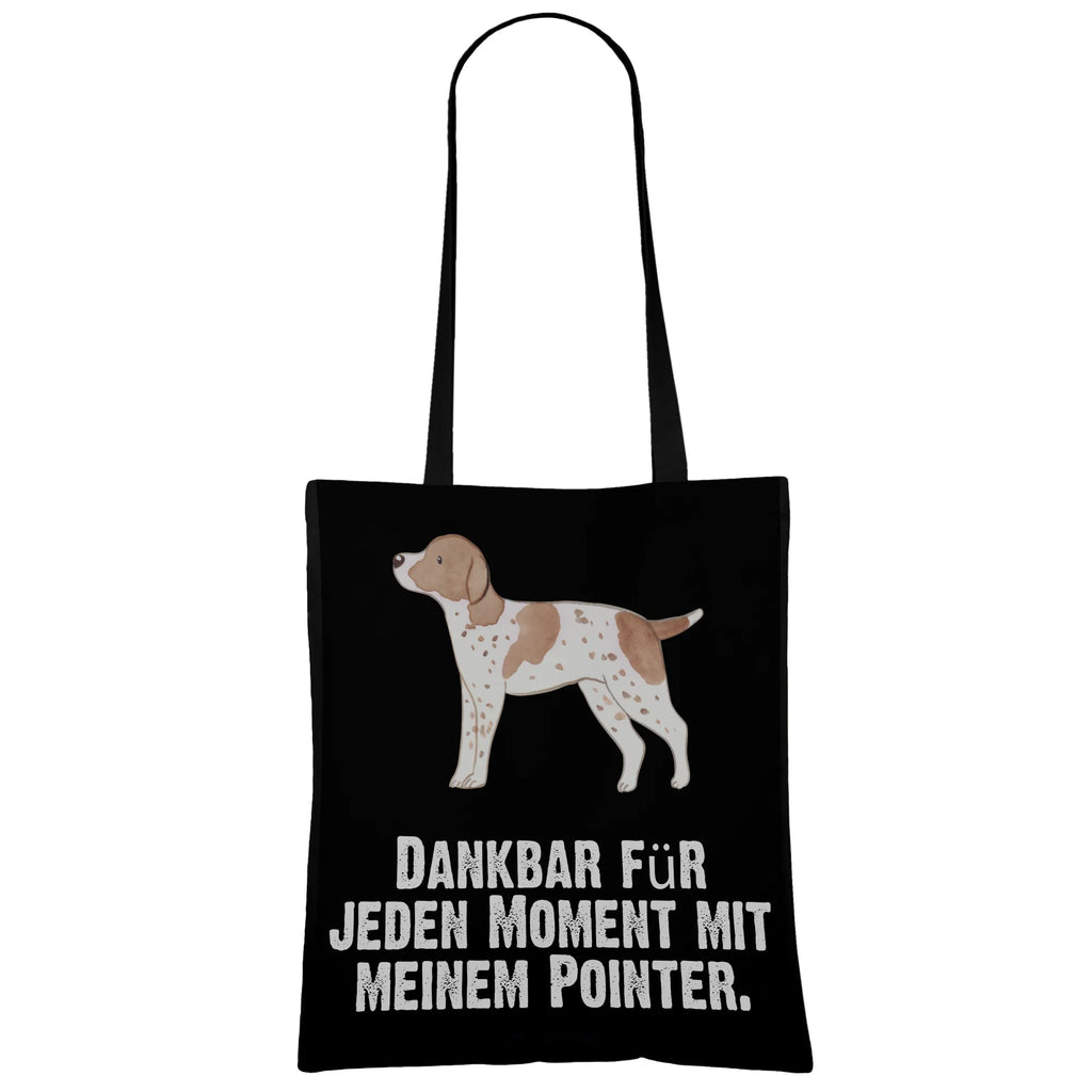 Tragetasche Pointer Moment Beuteltasche, Beutel, Einkaufstasche, Jutebeutel, Stoffbeutel, Tasche, Shopper, Umhängetasche, Strandtasche, Schultertasche, Stofftasche, Tragetasche, Badetasche, Jutetasche, Einkaufstüte, Laptoptasche, Hund, Hunderasse, Rassehund, Hundebesitzer, Geschenk, Tierfreund, Schenken, Welpe, English Pointer, Pointer