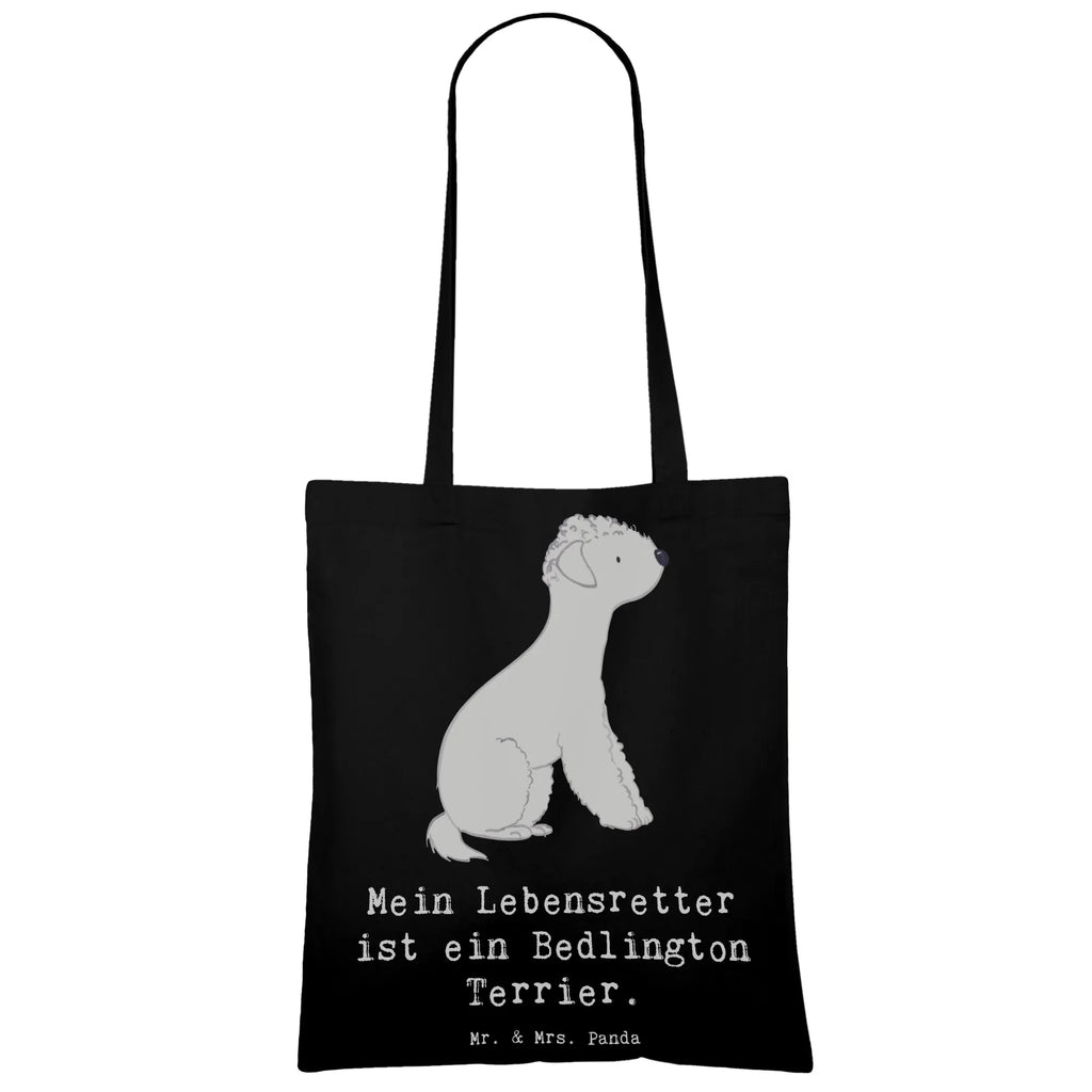 Tragetasche Bedlington Terrier Lebensretter Beuteltasche, Beutel, Einkaufstasche, Jutebeutel, Stoffbeutel, Tasche, Shopper, Umhängetasche, Strandtasche, Schultertasche, Stofftasche, Tragetasche, Badetasche, Jutetasche, Einkaufstüte, Laptoptasche, Hund, Hunderasse, Rassehund, Hundebesitzer, Geschenk, Tierfreund, Schenken, Welpe, Bedlington Terrier, Terrier