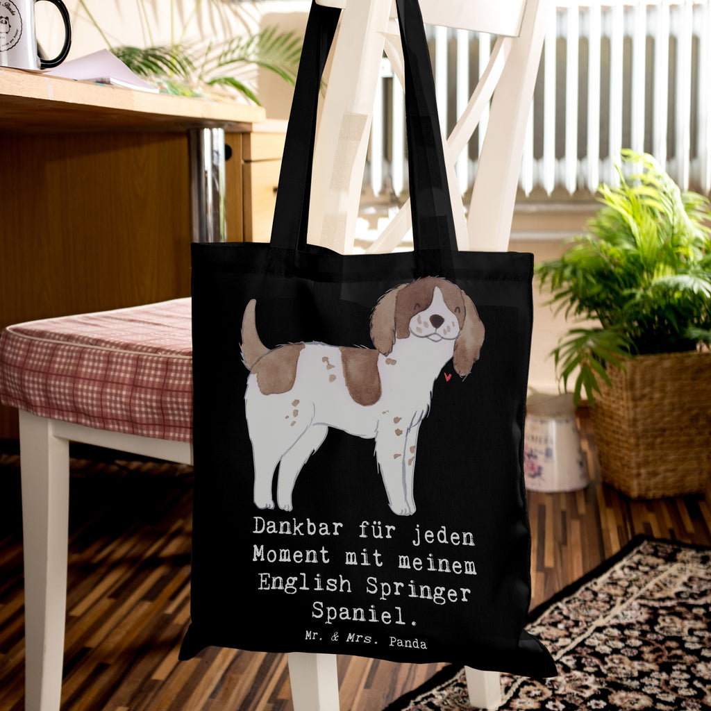 Tragetasche English Springer Spaniel Moment Beuteltasche, Beutel, Einkaufstasche, Jutebeutel, Stoffbeutel, Tasche, Shopper, Umhängetasche, Strandtasche, Schultertasche, Stofftasche, Tragetasche, Badetasche, Jutetasche, Einkaufstüte, Laptoptasche, Hund, Hunderasse, Rassehund, Hundebesitzer, Geschenk, Tierfreund, Schenken, Welpe, English Springer Spaniel