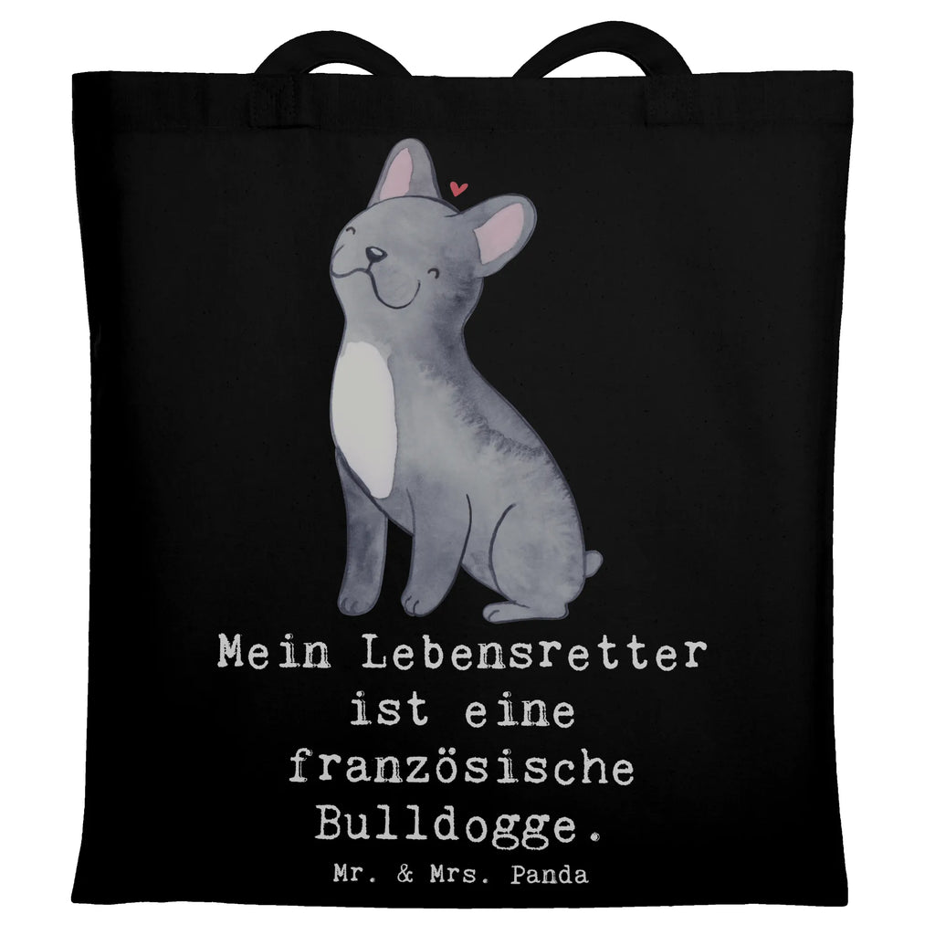 Tragetasche Französische Bulldogge Lebensretter Beuteltasche, Beutel, Einkaufstasche, Jutebeutel, Stoffbeutel, Tasche, Shopper, Umhängetasche, Strandtasche, Schultertasche, Stofftasche, Tragetasche, Badetasche, Jutetasche, Einkaufstüte, Laptoptasche, Hund, Hunderasse, Rassehund, Hundebesitzer, Geschenk, Tierfreund, Schenken, Welpe, Französische Bulldogge