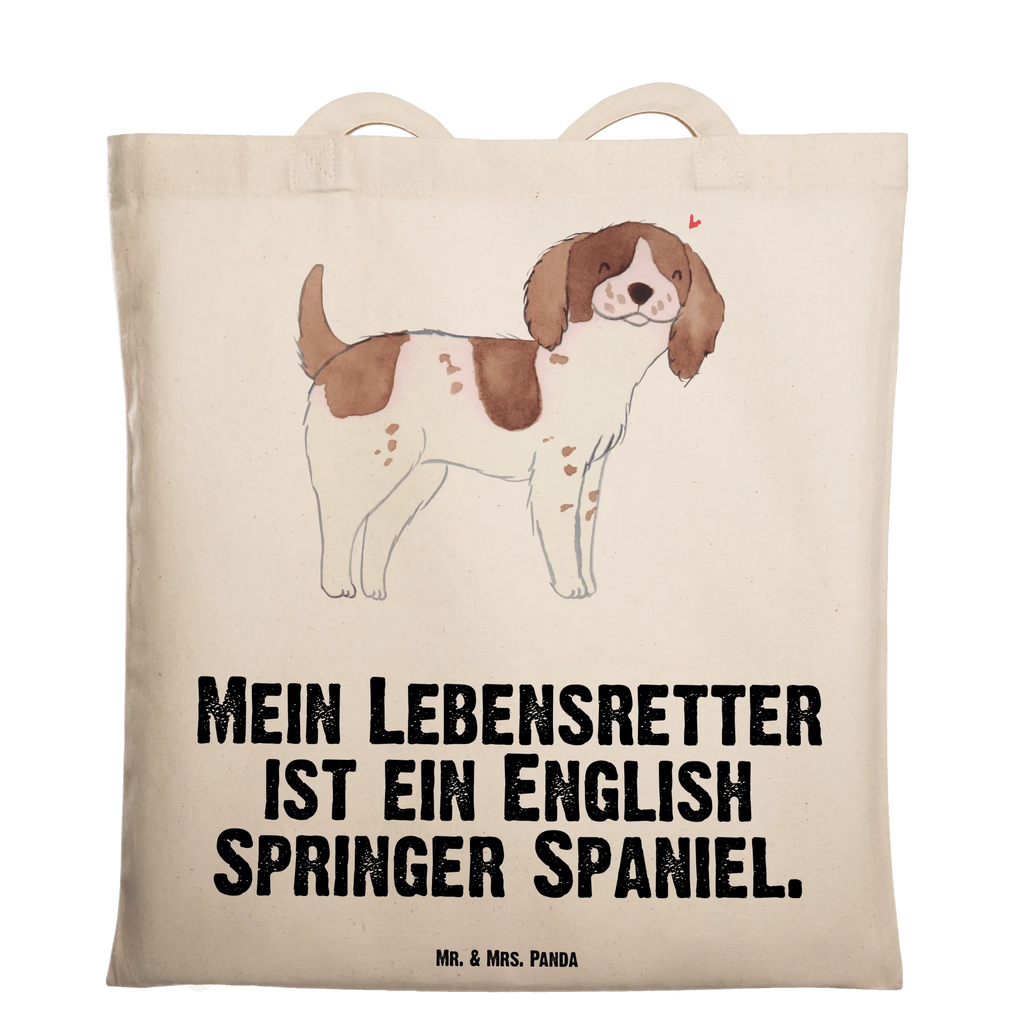 Tragetasche English Springer Spaniel Lebensretter Beuteltasche, Beutel, Einkaufstasche, Jutebeutel, Stoffbeutel, Tasche, Shopper, Umhängetasche, Strandtasche, Schultertasche, Stofftasche, Tragetasche, Badetasche, Jutetasche, Einkaufstüte, Laptoptasche, Hund, Hunderasse, Rassehund, Hundebesitzer, Geschenk, Tierfreund, Schenken, Welpe, English Springer Spaniel