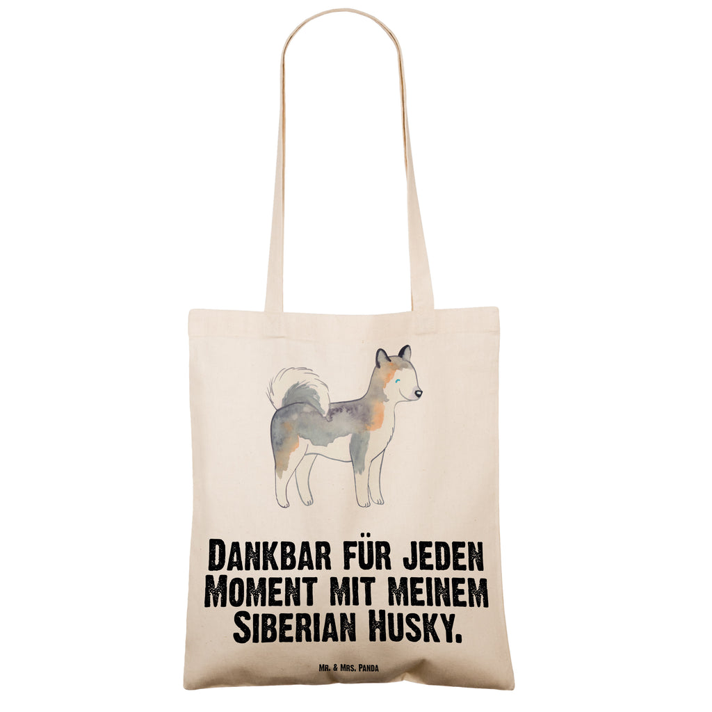 Tragetasche Siberian Husky Moment Beuteltasche, Beutel, Einkaufstasche, Jutebeutel, Stoffbeutel, Tasche, Shopper, Umhängetasche, Strandtasche, Schultertasche, Stofftasche, Tragetasche, Badetasche, Jutetasche, Einkaufstüte, Laptoptasche, Hund, Hunderasse, Rassehund, Hundebesitzer, Geschenk, Tierfreund, Schenken, Welpe, Siberian Husky