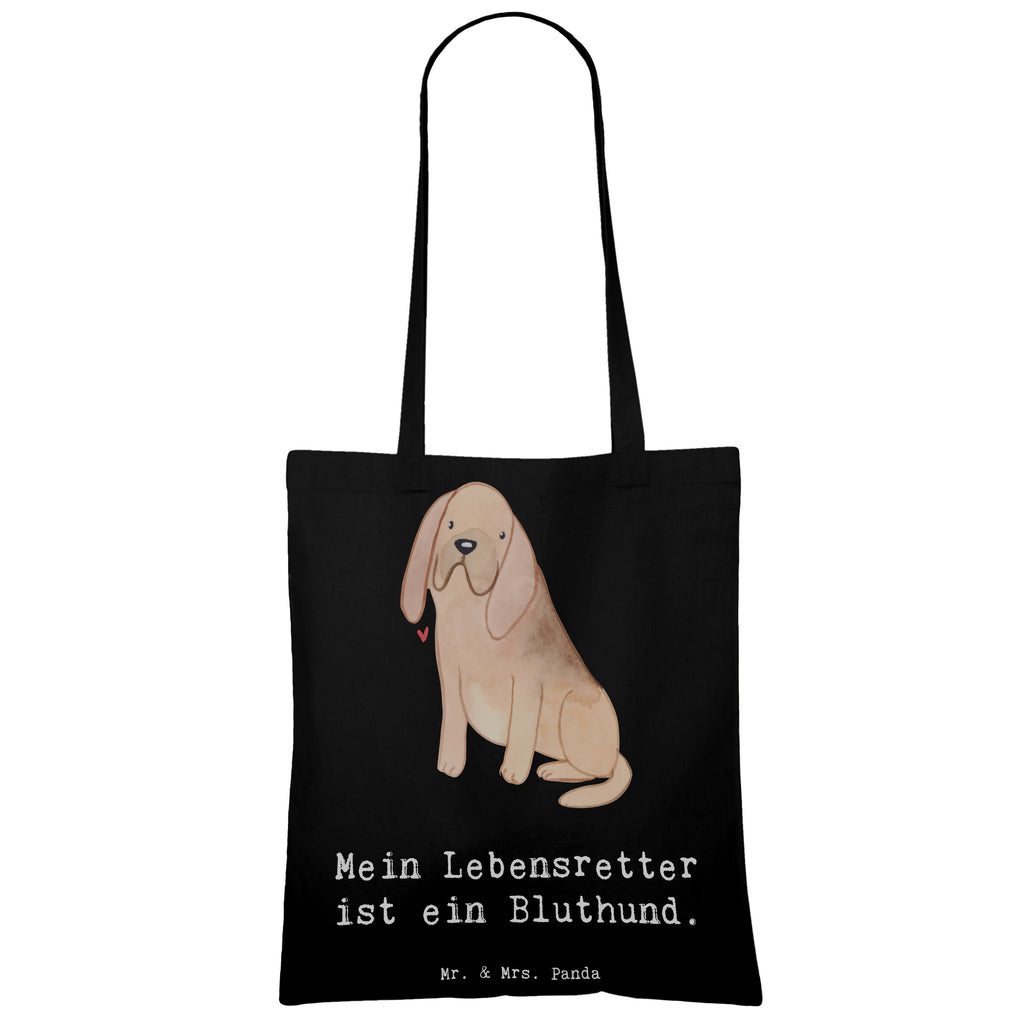 Tragetasche Bloodhound Lebensretter Beuteltasche, Beutel, Einkaufstasche, Jutebeutel, Stoffbeutel, Tasche, Shopper, Umhängetasche, Strandtasche, Schultertasche, Stofftasche, Tragetasche, Badetasche, Jutetasche, Einkaufstüte, Laptoptasche, Hund, Hunderasse, Rassehund, Hundebesitzer, Geschenk, Tierfreund, Schenken, Welpe, Bluthund, Bloodhound, St. Hubertushund, Chien de Saint Hubert