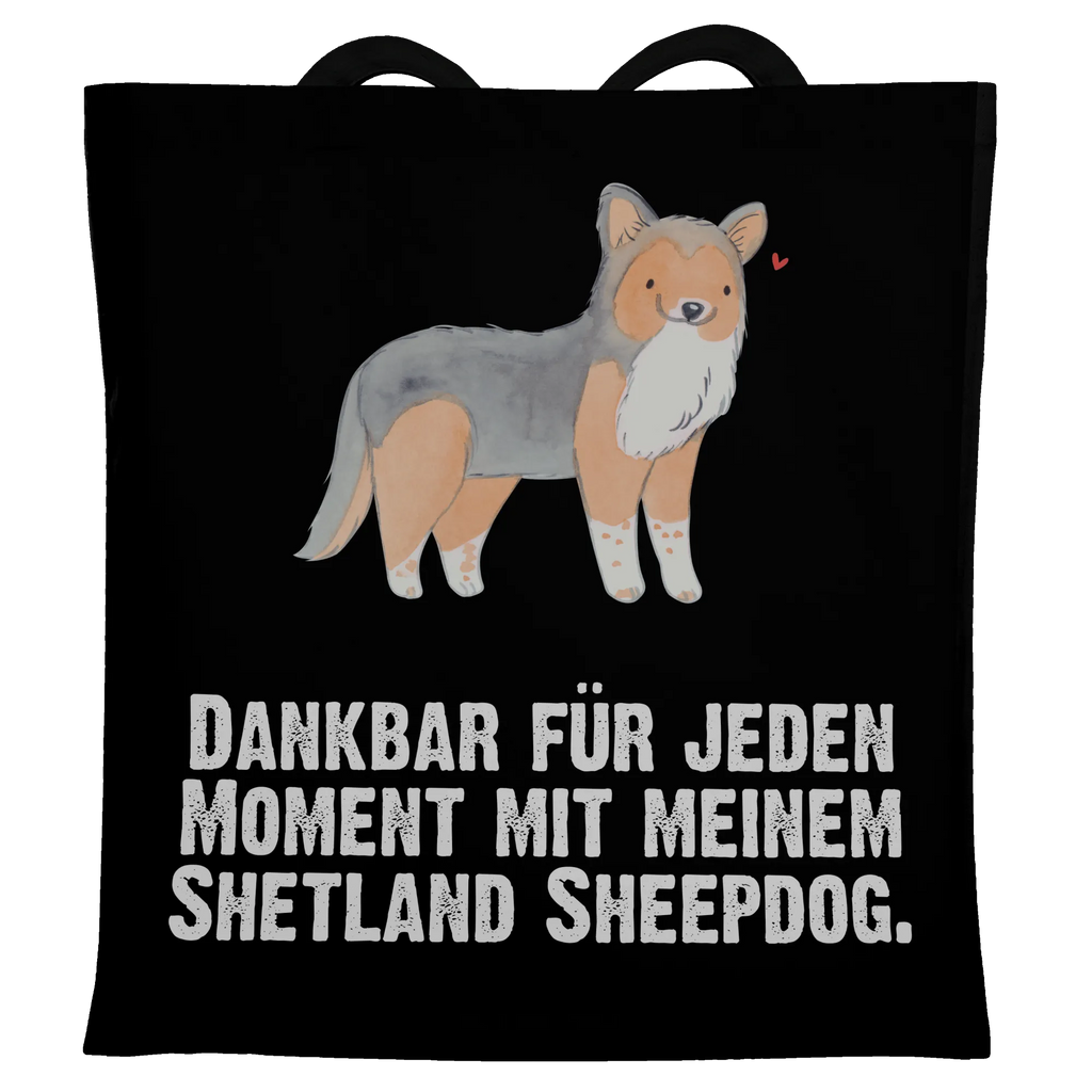 Tragetasche Shetland Sheepdog Moment Beuteltasche, Beutel, Einkaufstasche, Jutebeutel, Stoffbeutel, Tasche, Shopper, Umhängetasche, Strandtasche, Schultertasche, Stofftasche, Tragetasche, Badetasche, Jutetasche, Einkaufstüte, Laptoptasche, Hund, Hunderasse, Rassehund, Hundebesitzer, Geschenk, Tierfreund, Schenken, Welpe, Shetland Sheepdog, Sheltie