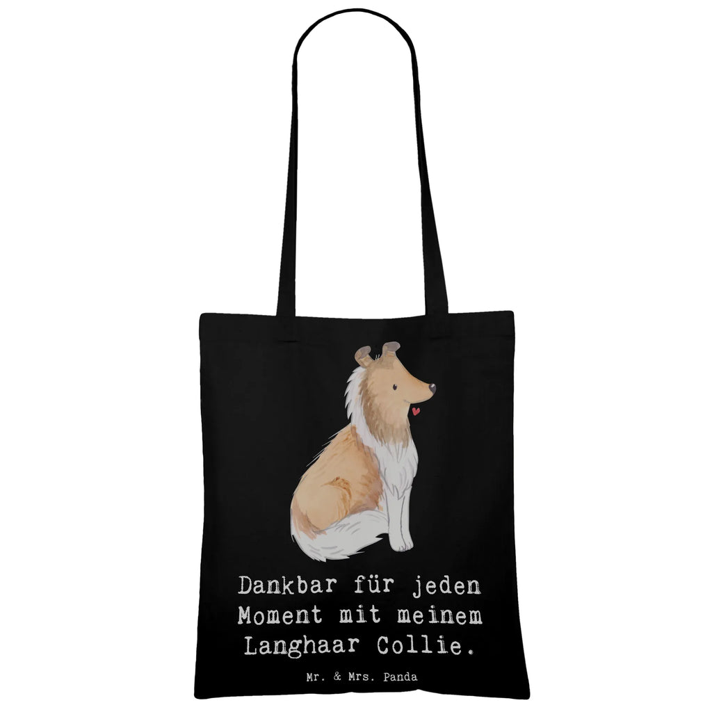 Tragetasche Langhaar Collie Moment Beuteltasche, Beutel, Einkaufstasche, Jutebeutel, Stoffbeutel, Tasche, Shopper, Umhängetasche, Strandtasche, Schultertasche, Stofftasche, Tragetasche, Badetasche, Jutetasche, Einkaufstüte, Laptoptasche, Hund, Hunderasse, Rassehund, Hundebesitzer, Geschenk, Tierfreund, Schenken, Welpe, Langhaar Collie, britischer Hütehund