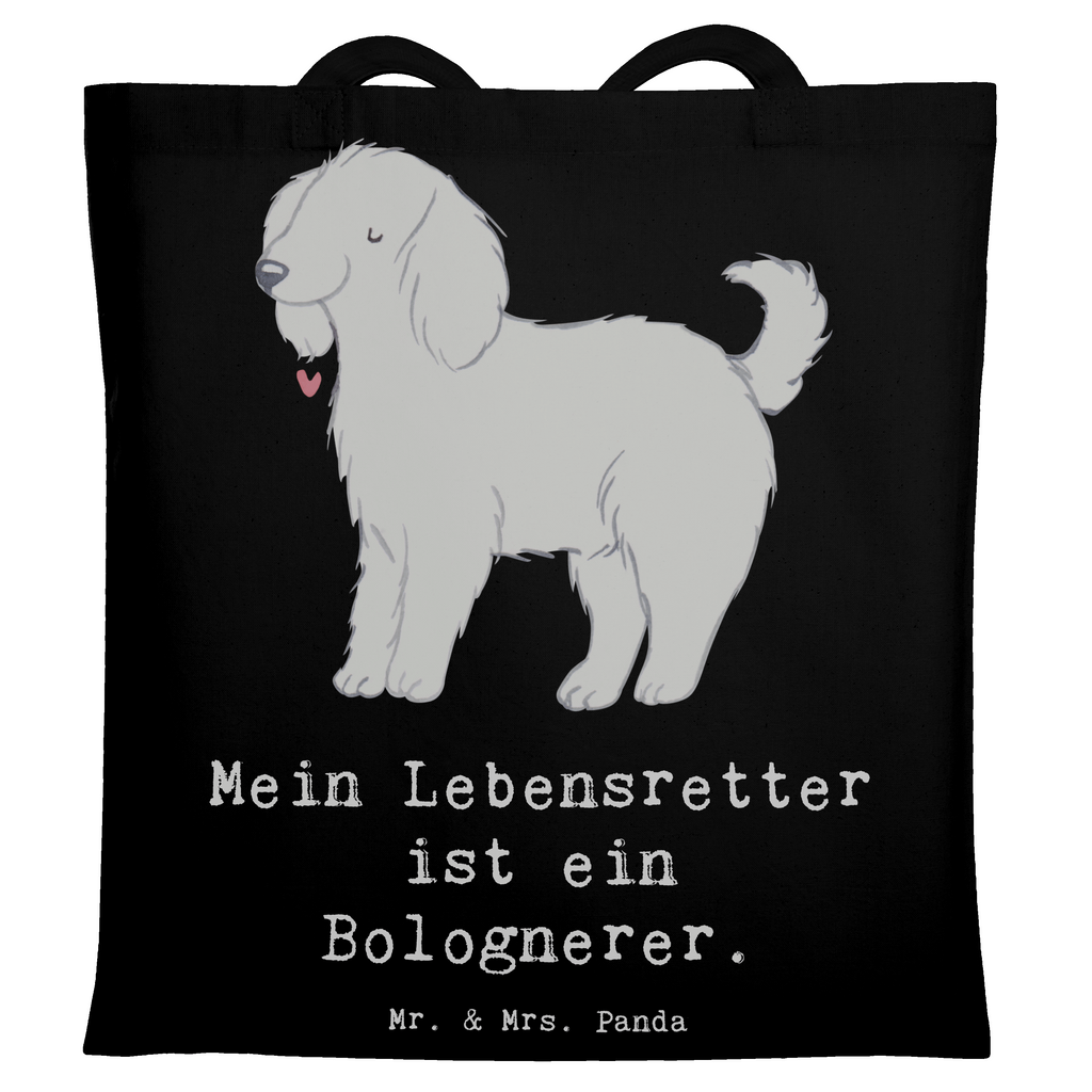 Tragetasche Bologneser Lebensretter Beuteltasche, Beutel, Einkaufstasche, Jutebeutel, Stoffbeutel, Tasche, Shopper, Umhängetasche, Strandtasche, Schultertasche, Stofftasche, Tragetasche, Badetasche, Jutetasche, Einkaufstüte, Laptoptasche, Hund, Hunderasse, Rassehund, Hundebesitzer, Geschenk, Tierfreund, Schenken, Welpe, Bologneser