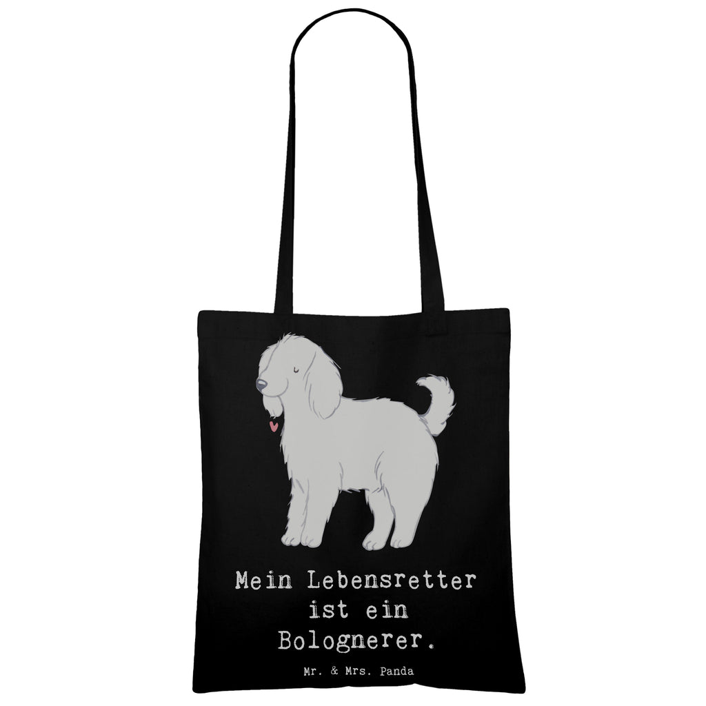 Tragetasche Bologneser Lebensretter Beuteltasche, Beutel, Einkaufstasche, Jutebeutel, Stoffbeutel, Tasche, Shopper, Umhängetasche, Strandtasche, Schultertasche, Stofftasche, Tragetasche, Badetasche, Jutetasche, Einkaufstüte, Laptoptasche, Hund, Hunderasse, Rassehund, Hundebesitzer, Geschenk, Tierfreund, Schenken, Welpe, Bologneser