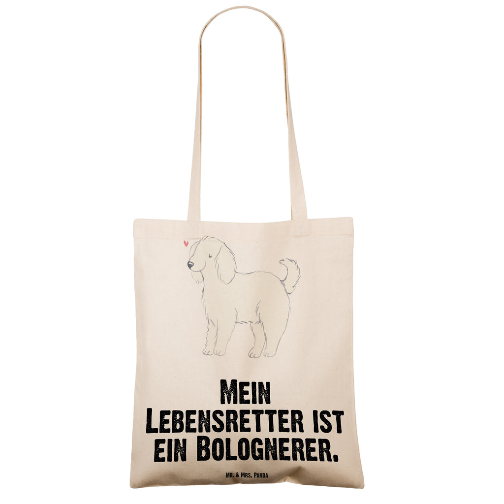 Tragetasche Bologneser Lebensretter Beuteltasche, Beutel, Einkaufstasche, Jutebeutel, Stoffbeutel, Tasche, Shopper, Umhängetasche, Strandtasche, Schultertasche, Stofftasche, Tragetasche, Badetasche, Jutetasche, Einkaufstüte, Laptoptasche, Hund, Hunderasse, Rassehund, Hundebesitzer, Geschenk, Tierfreund, Schenken, Welpe, Bologneser