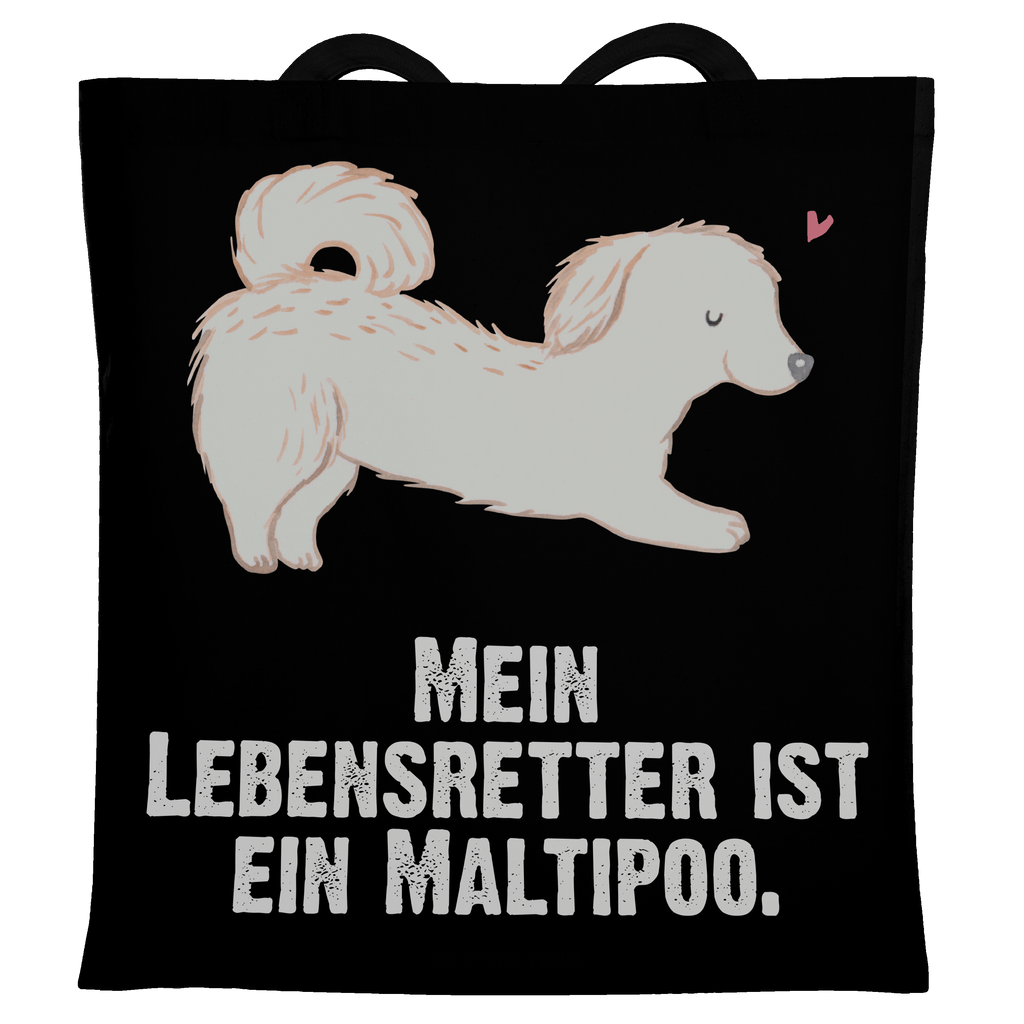 Tragetasche Maltipoo Lebensretter Beuteltasche, Beutel, Einkaufstasche, Jutebeutel, Stoffbeutel, Tasche, Shopper, Umhängetasche, Strandtasche, Schultertasche, Stofftasche, Tragetasche, Badetasche, Jutetasche, Einkaufstüte, Laptoptasche, Hund, Hunderasse, Rassehund, Hundebesitzer, Geschenk, Tierfreund, Schenken, Welpe, Maltipoo, Kreuzung, Mischling