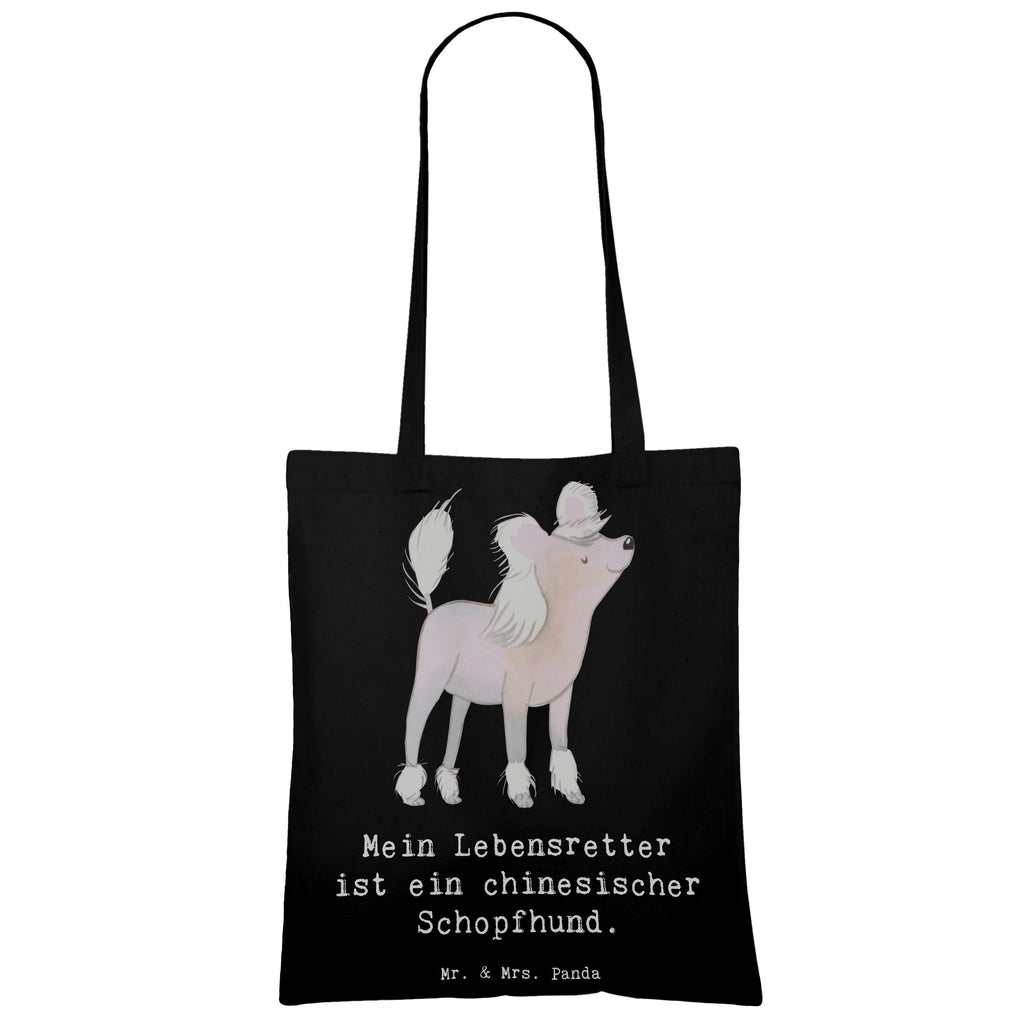 Tragetasche Chinesischer Schopfhund Lebensretter Beuteltasche, Beutel, Einkaufstasche, Jutebeutel, Stoffbeutel, Tasche, Shopper, Umhängetasche, Strandtasche, Schultertasche, Stofftasche, Tragetasche, Badetasche, Jutetasche, Einkaufstüte, Laptoptasche, Hund, Hunderasse, Rassehund, Hundebesitzer, Geschenk, Tierfreund, Schenken, Welpe, Chinesischer Schopfhund, Chinese Crested Dog