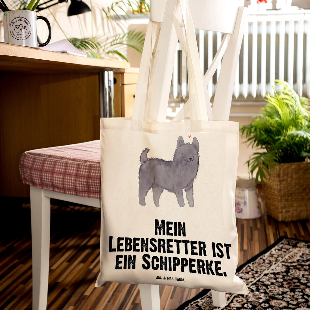 Tragetasche Schipperke Lebensretter Beuteltasche, Beutel, Einkaufstasche, Jutebeutel, Stoffbeutel, Tasche, Shopper, Umhängetasche, Strandtasche, Schultertasche, Stofftasche, Tragetasche, Badetasche, Jutetasche, Einkaufstüte, Laptoptasche, Hund, Hunderasse, Rassehund, Hundebesitzer, Geschenk, Tierfreund, Schenken, Welpe, Schipperke, belgische Hunderasse