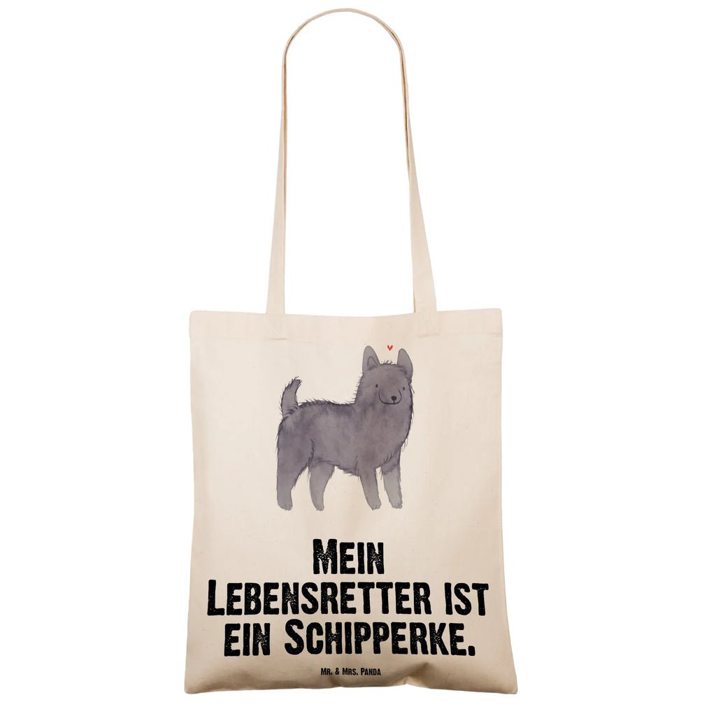 Tragetasche Schipperke Lebensretter Beuteltasche, Beutel, Einkaufstasche, Jutebeutel, Stoffbeutel, Tasche, Shopper, Umhängetasche, Strandtasche, Schultertasche, Stofftasche, Tragetasche, Badetasche, Jutetasche, Einkaufstüte, Laptoptasche, Hund, Hunderasse, Rassehund, Hundebesitzer, Geschenk, Tierfreund, Schenken, Welpe, Schipperke, belgische Hunderasse