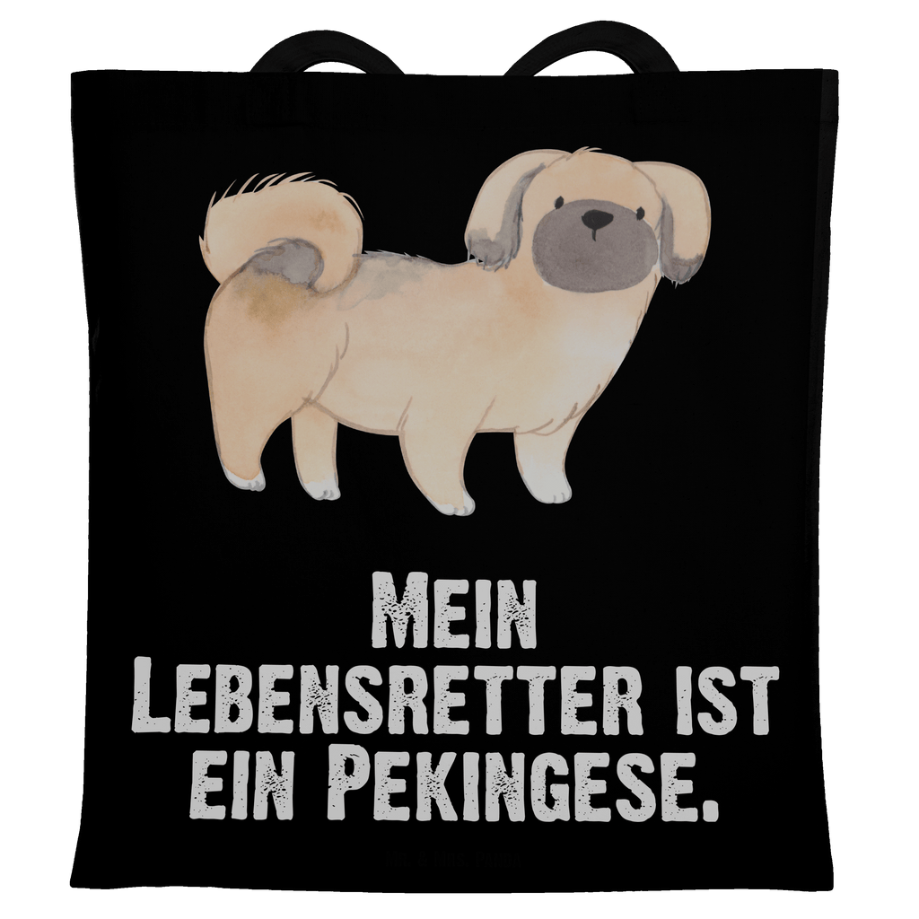 Tragetasche Pekingese Lebensretter Beuteltasche, Beutel, Einkaufstasche, Jutebeutel, Stoffbeutel, Tasche, Shopper, Umhängetasche, Strandtasche, Schultertasche, Stofftasche, Tragetasche, Badetasche, Jutetasche, Einkaufstüte, Laptoptasche, Hund, Hunderasse, Rassehund, Hundebesitzer, Geschenk, Tierfreund, Schenken, Welpe, Pekingese, Pekinese, Peking-Palasthund