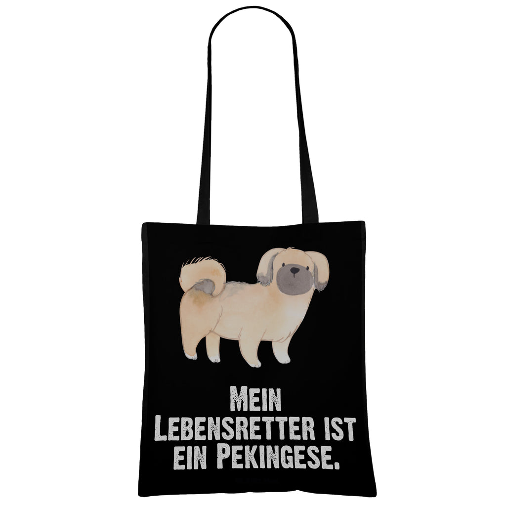 Tragetasche Pekingese Lebensretter Beuteltasche, Beutel, Einkaufstasche, Jutebeutel, Stoffbeutel, Tasche, Shopper, Umhängetasche, Strandtasche, Schultertasche, Stofftasche, Tragetasche, Badetasche, Jutetasche, Einkaufstüte, Laptoptasche, Hund, Hunderasse, Rassehund, Hundebesitzer, Geschenk, Tierfreund, Schenken, Welpe, Pekingese, Pekinese, Peking-Palasthund