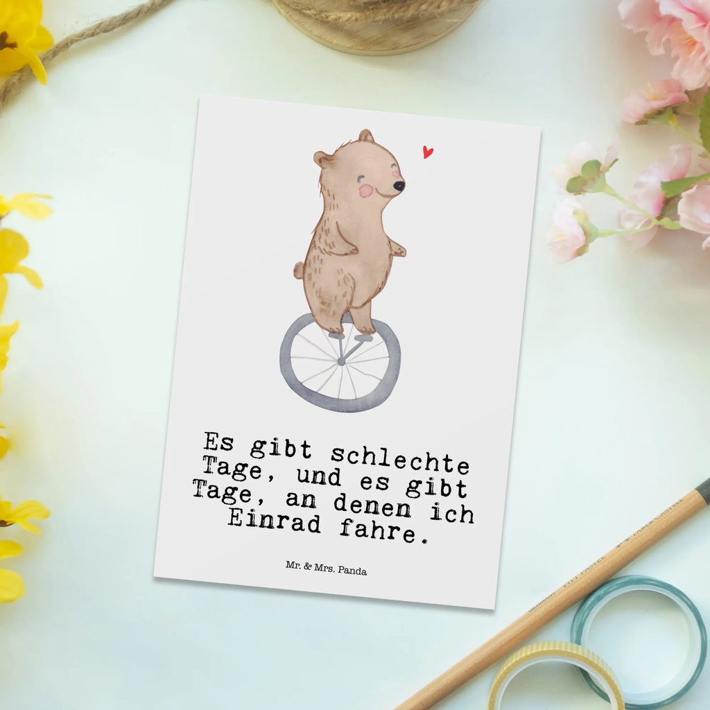 Postkarte Bär Einrad fahren Postkarte, Karte, Geschenkkarte, Grußkarte, Einladung, Ansichtskarte, Geburtstagskarte, Einladungskarte, Dankeskarte, Ansichtskarten, Einladung Geburtstag, Einladungskarten Geburtstag, Geschenk, Sport, Sportart, Hobby, Schenken, Danke, Dankeschön, Auszeichnung, Gewinn, Sportler, Einrad fahren