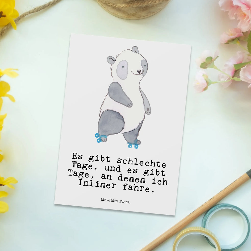 Postkarte Panda Inliner fahren Postkarte, Karte, Geschenkkarte, Grußkarte, Einladung, Ansichtskarte, Geburtstagskarte, Einladungskarte, Dankeskarte, Ansichtskarten, Einladung Geburtstag, Einladungskarten Geburtstag, Geschenk, Sport, Sportart, Hobby, Schenken, Danke, Dankeschön, Auszeichnung, Gewinn, Sportler, Inliner fahren, Rollschuh fahren, Rollerblades, inlinern