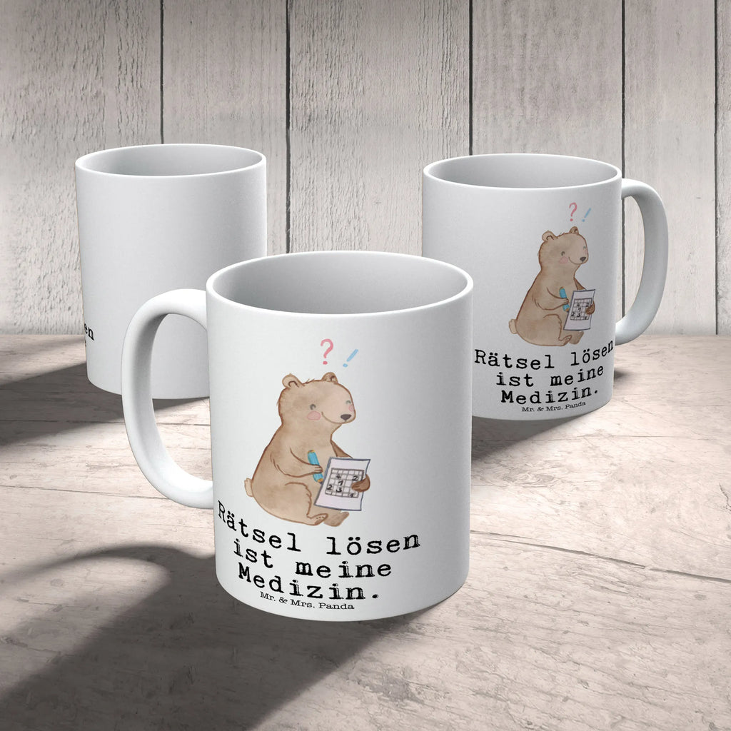 Tasse Bär Rätsel lösen Tasse, Kaffeetasse, Teetasse, Becher, Kaffeebecher, Teebecher, Keramiktasse, Porzellantasse, Büro Tasse, Geschenk Tasse, Tasse Sprüche, Tasse Motive, Kaffeetassen, Tasse bedrucken, Designer Tasse, Cappuccino Tassen, Schöne Teetassen, Geschenk, Sport, Sportart, Hobby, Schenken, Danke, Dankeschön, Auszeichnung, Gewinn, Sportler, Rätsel lösen, Kreuzworträtsel lösen, Knobeln, Gedächtnistraining, Gedächtnissport