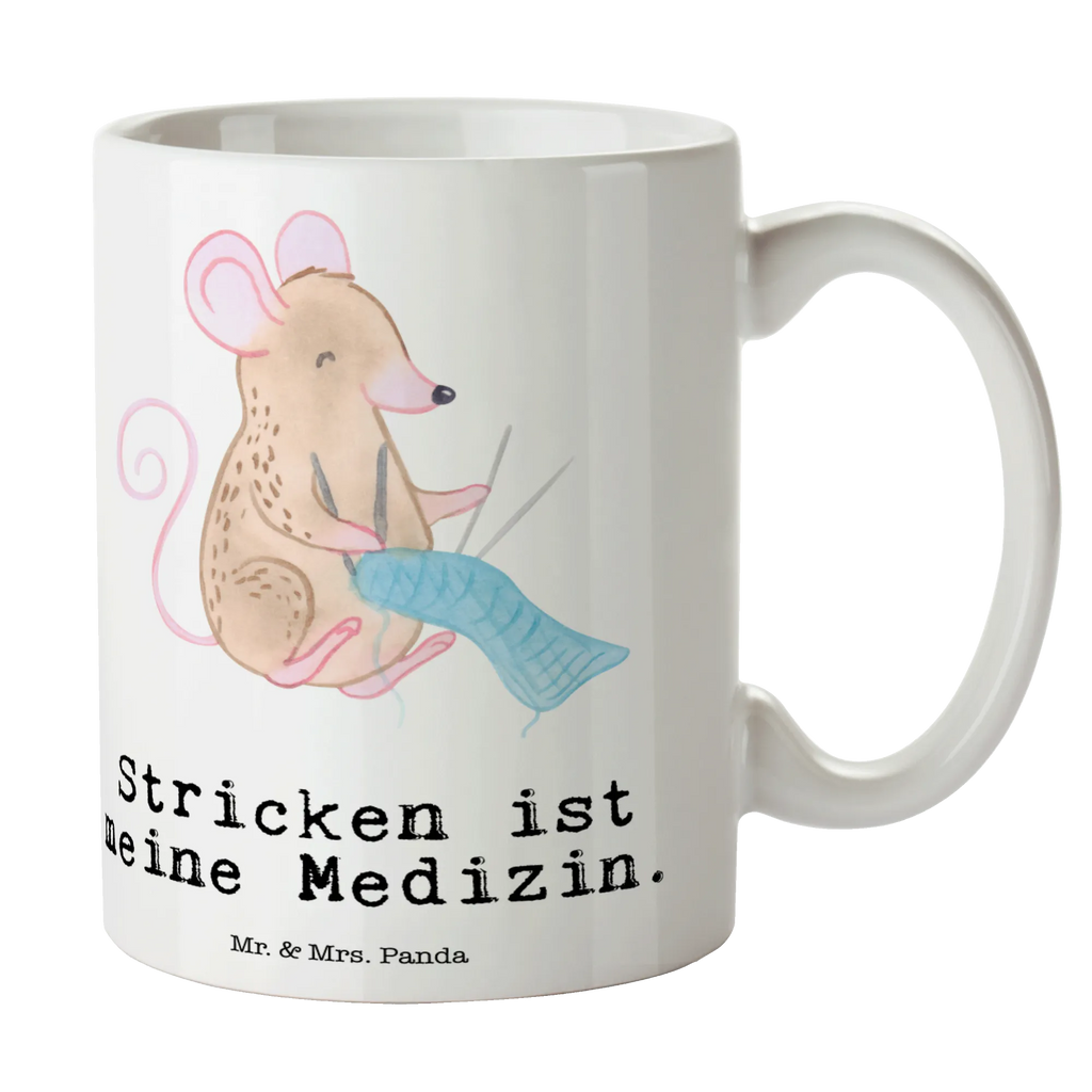 Tasse Maus Stricken Tasse, Kaffeetasse, Teetasse, Becher, Kaffeebecher, Teebecher, Keramiktasse, Porzellantasse, Büro Tasse, Geschenk Tasse, Tasse Sprüche, Tasse Motive, Kaffeetassen, Tasse bedrucken, Designer Tasse, Cappuccino Tassen, Schöne Teetassen, Geschenk, Sport, Sportart, Hobby, Schenken, Danke, Dankeschön, Auszeichnung, Gewinn, Sportler, Stricken, DIY