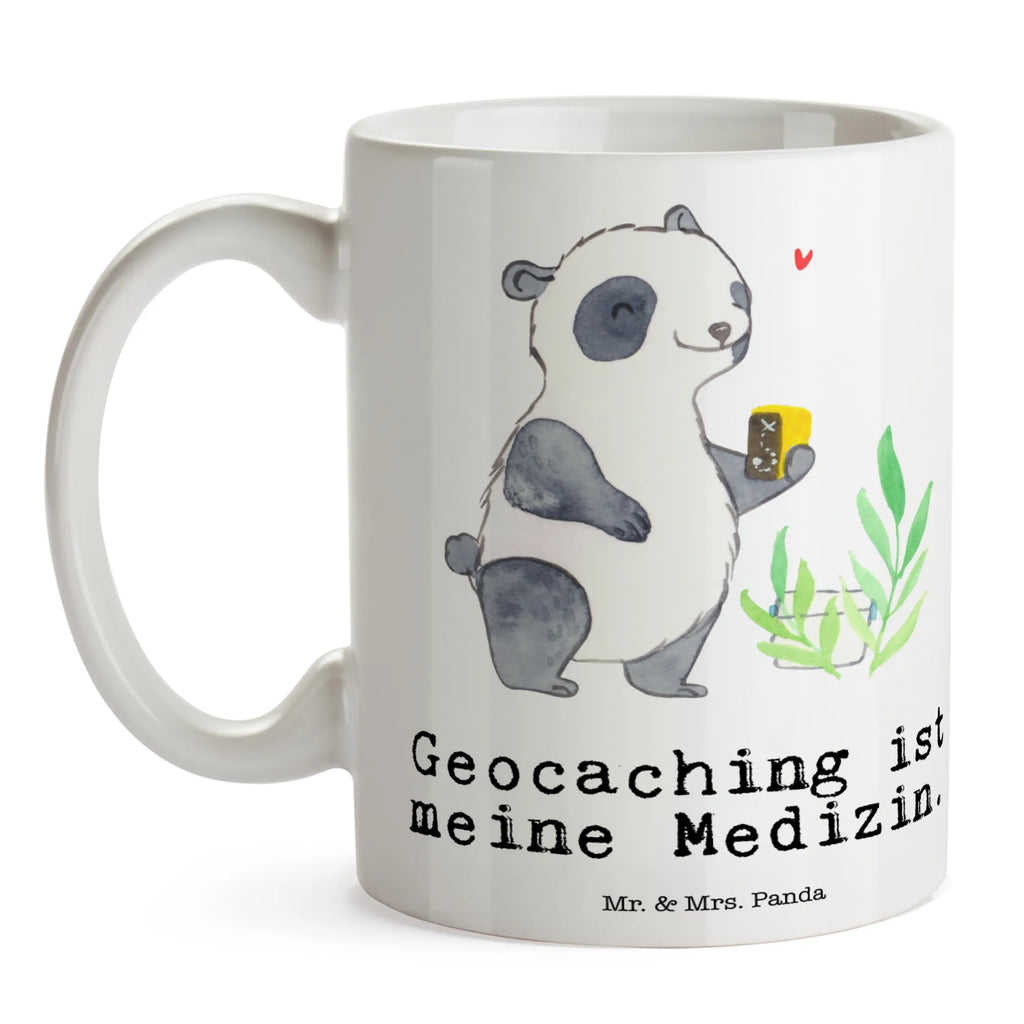 Tasse Panda Geocaching Tasse, Kaffeetasse, Teetasse, Becher, Kaffeebecher, Teebecher, Keramiktasse, Porzellantasse, Büro Tasse, Geschenk Tasse, Tasse Sprüche, Tasse Motive, Kaffeetassen, Tasse bedrucken, Designer Tasse, Cappuccino Tassen, Schöne Teetassen, Geschenk, Sport, Sportart, Hobby, Schenken, Danke, Dankeschön, Auszeichnung, Gewinn, Sportler, Geocaching, Schatzsuchen, GPS Schnitzeljagd, Opencaching