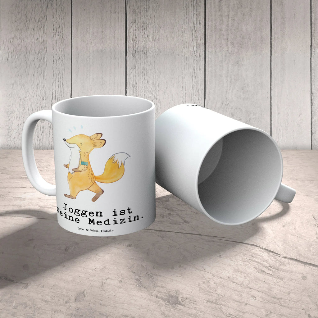 Tasse Fuchs Joggen Tasse, Kaffeetasse, Teetasse, Becher, Kaffeebecher, Teebecher, Keramiktasse, Porzellantasse, Büro Tasse, Geschenk Tasse, Tasse Sprüche, Tasse Motive, Kaffeetassen, Tasse bedrucken, Designer Tasse, Cappuccino Tassen, Schöne Teetassen, Geschenk, Sport, Sportart, Hobby, Schenken, Danke, Dankeschön, Auszeichnung, Gewinn, Sportler, Joggen, Dauerlauf, Laufsport, Laufen