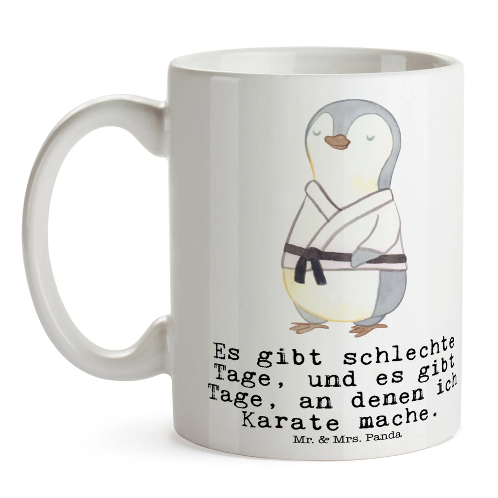 Tasse Pinguin Karate Tasse, Kaffeetasse, Teetasse, Becher, Kaffeebecher, Teebecher, Keramiktasse, Porzellantasse, Büro Tasse, Geschenk Tasse, Tasse Sprüche, Tasse Motive, Kaffeetassen, Tasse bedrucken, Designer Tasse, Cappuccino Tassen, Schöne Teetassen, Geschenk, Sport, Sportart, Hobby, Schenken, Danke, Dankeschön, Auszeichnung, Gewinn, Sportler, Karate, Kampfsportart, Selbstverteidigung, Kampfkunst, Karate Verein