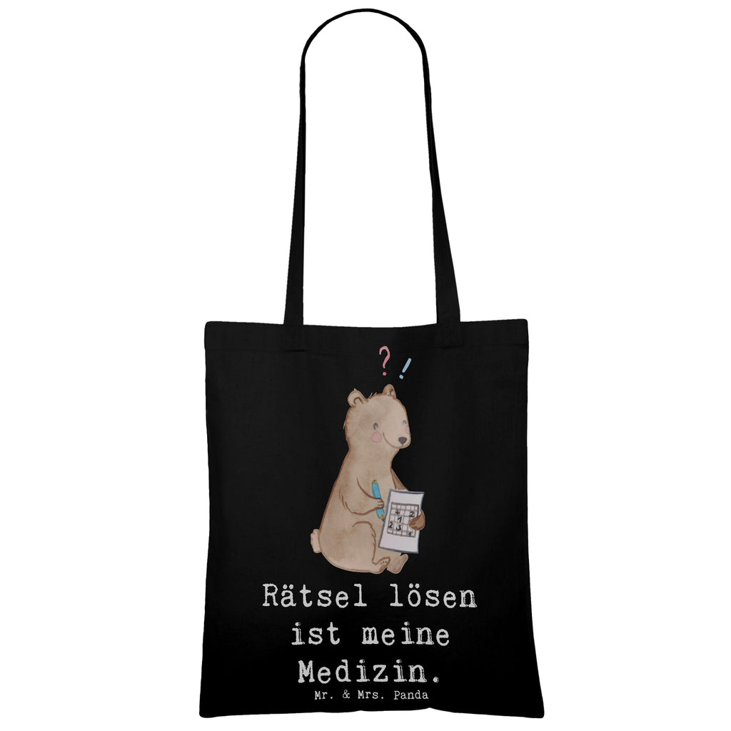 Tragetasche Bär Rätsel lösen Beuteltasche, Beutel, Einkaufstasche, Jutebeutel, Stoffbeutel, Tasche, Shopper, Umhängetasche, Strandtasche, Schultertasche, Stofftasche, Tragetasche, Badetasche, Jutetasche, Einkaufstüte, Laptoptasche, Geschenk, Sport, Sportart, Hobby, Schenken, Danke, Dankeschön, Auszeichnung, Gewinn, Sportler, Rätsel lösen, Kreuzworträtsel lösen, Knobeln, Gedächtnistraining, Gedächtnissport