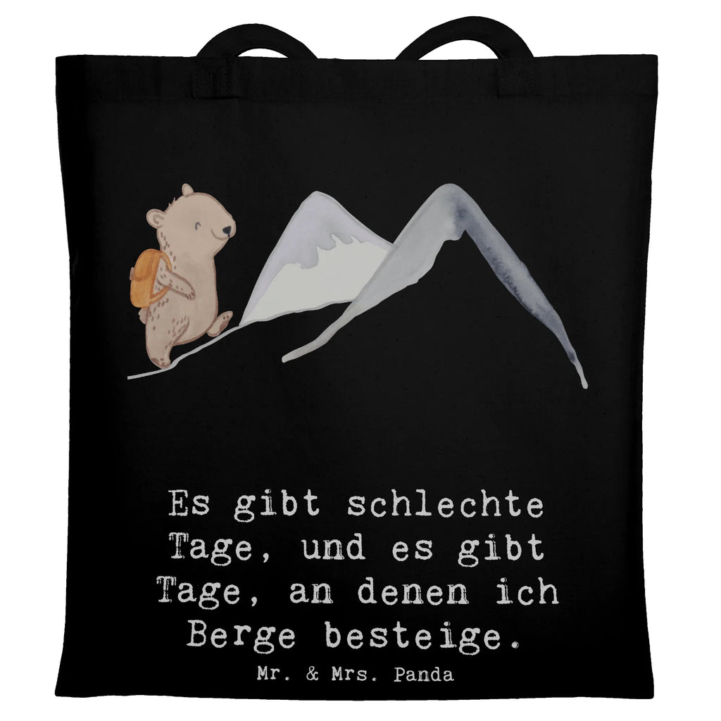 Tragetasche Bär Bergsteigen Beuteltasche, Beutel, Einkaufstasche, Jutebeutel, Stoffbeutel, Tasche, Shopper, Umhängetasche, Strandtasche, Schultertasche, Stofftasche, Tragetasche, Badetasche, Jutetasche, Einkaufstüte, Laptoptasche, Geschenk, Sport, Sportart, Hobby, Schenken, Danke, Dankeschön, Auszeichnung, Gewinn, Sportler, Bergsteigen, wandern, Bergsport, Trekking, Alpinismus, Alpinwandern