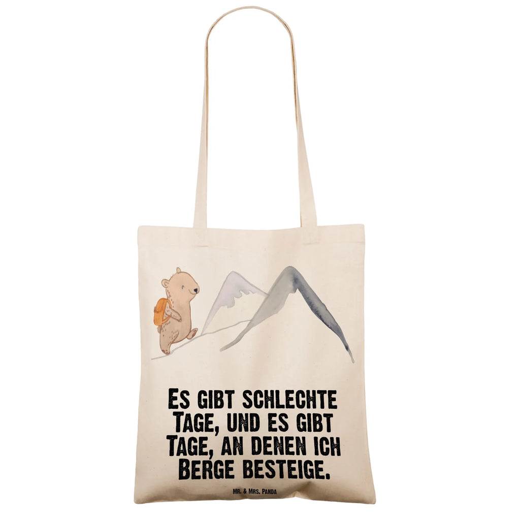 Tragetasche Bär Bergsteigen Beuteltasche, Beutel, Einkaufstasche, Jutebeutel, Stoffbeutel, Tasche, Shopper, Umhängetasche, Strandtasche, Schultertasche, Stofftasche, Tragetasche, Badetasche, Jutetasche, Einkaufstüte, Laptoptasche, Geschenk, Sport, Sportart, Hobby, Schenken, Danke, Dankeschön, Auszeichnung, Gewinn, Sportler, Bergsteigen, wandern, Bergsport, Trekking, Alpinismus, Alpinwandern